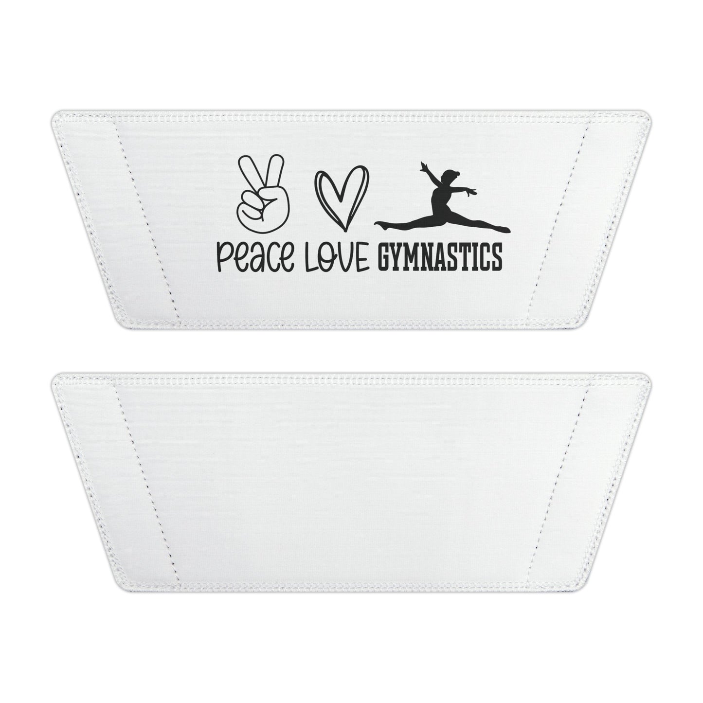 Peace, Love, Gymnastics (Youth Removable-Strap Sandals)