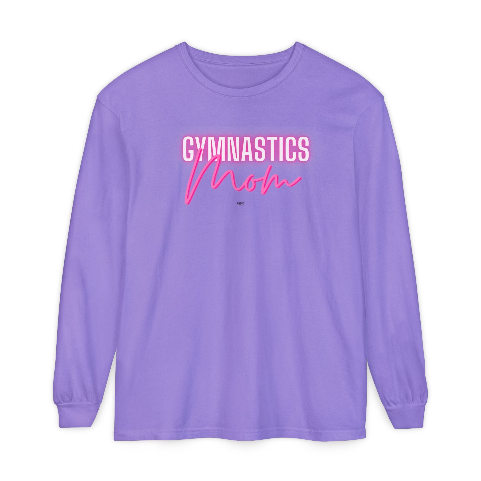 Glow Gym Mom Long Sleeve Shirt - Pink (Adult)