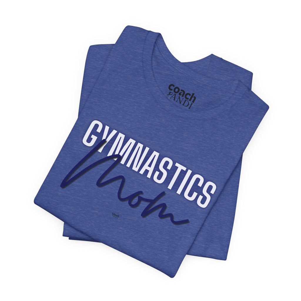 Glow Gym Mom Tshirt - Blue (Adult)