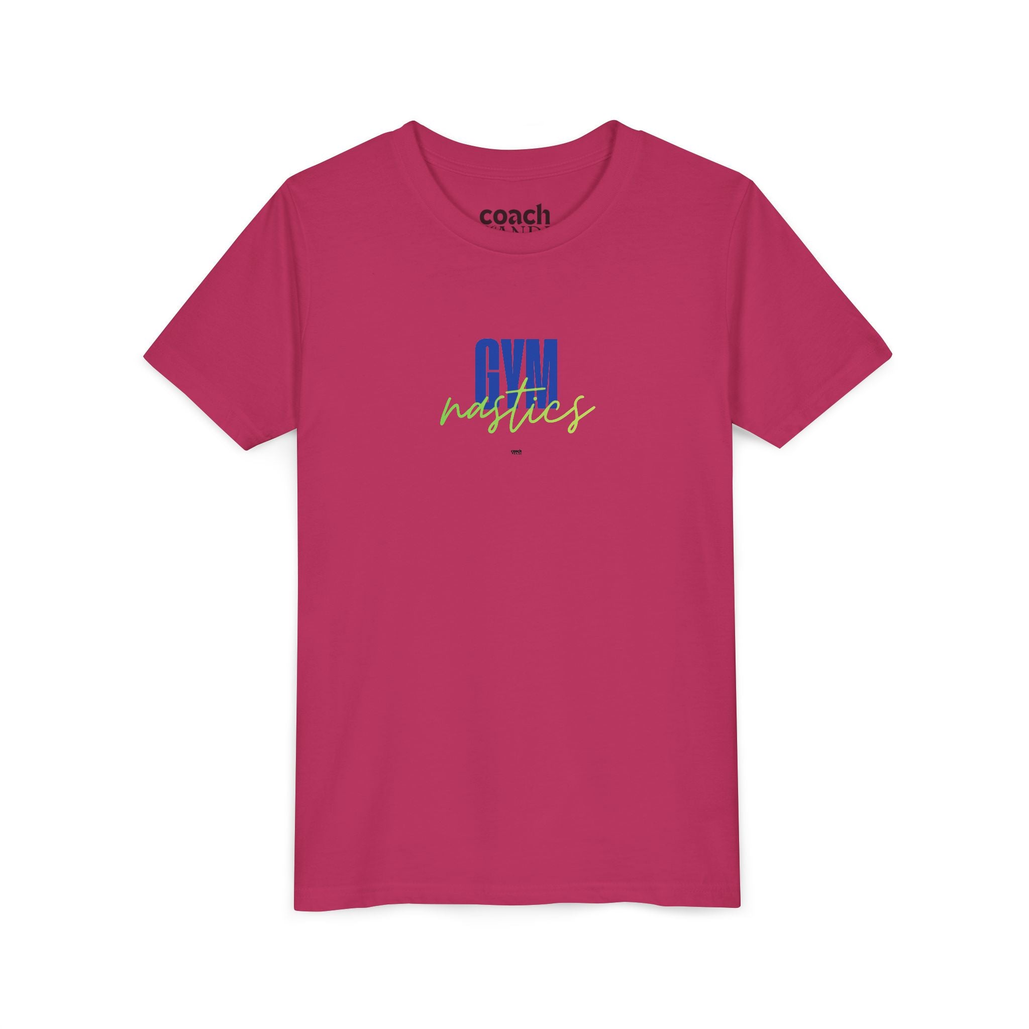 GYMnastics Short Sleeve Tee - Blue/Lime (Youth)