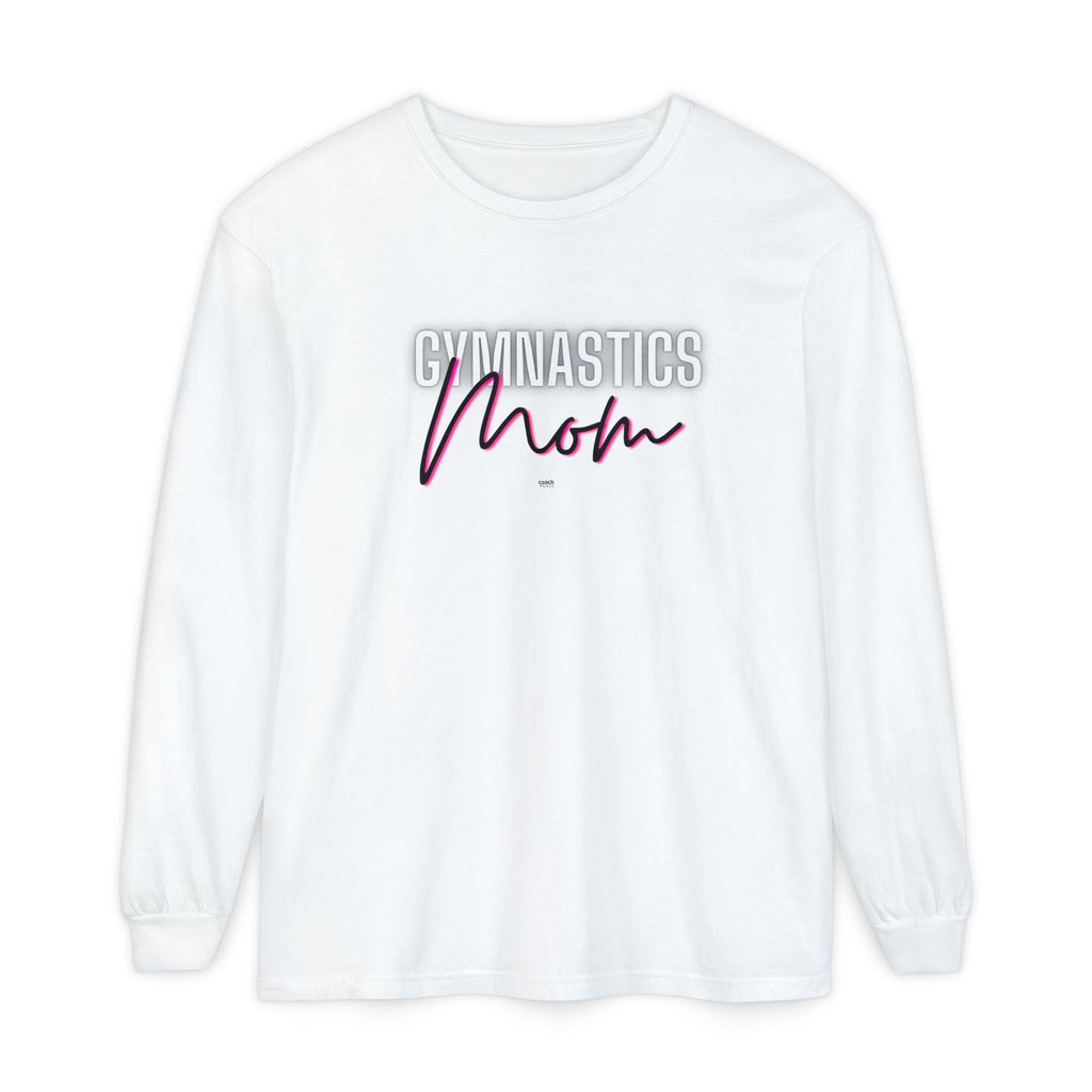 Glow Gym Mom Long Sleeve Shirt - Black/Pink (Adult)