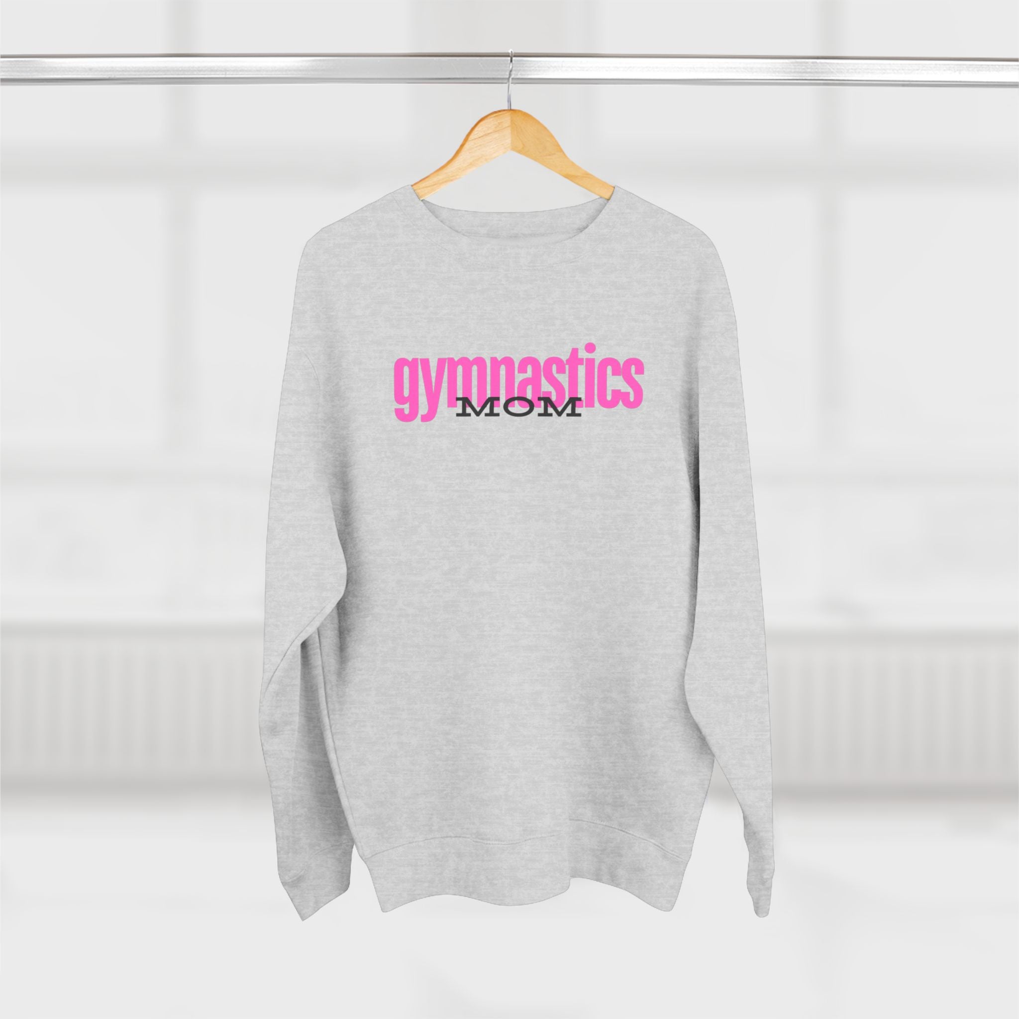 Gymnastics Mom-Pink (Adult Crewneck)