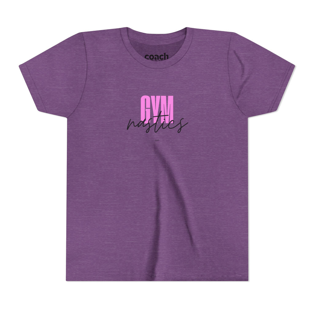 Gym-nastics Short Sleeve Tee - Pink (Youth)