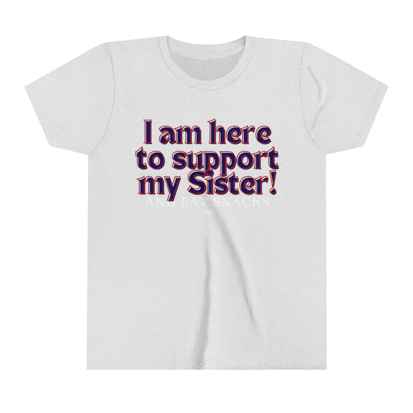 Sister Snack Support-Navy (Youth Short Sleeve Tee)