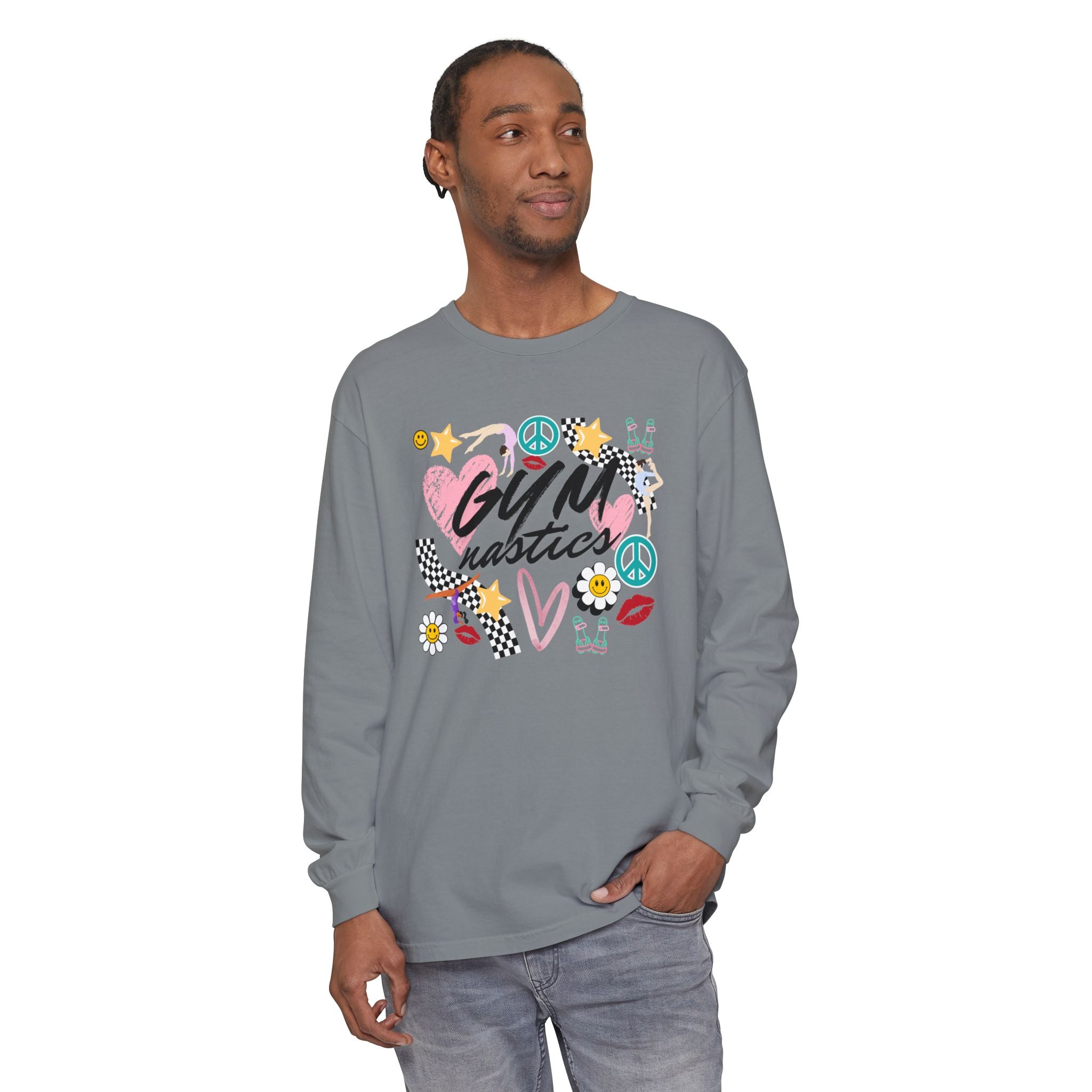 90s Graphic Long Sleeve Shirt - (Adult )