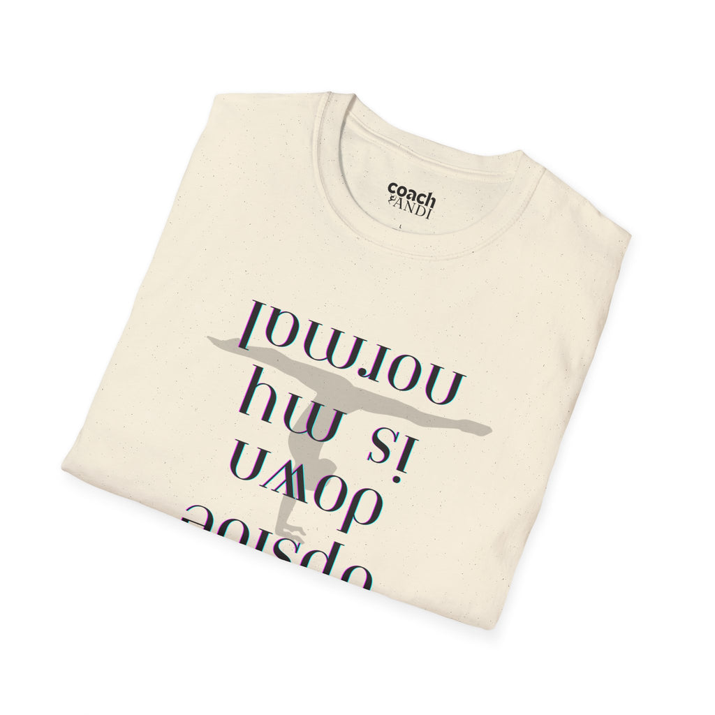 Upside Down T-Shirt — (Adult)