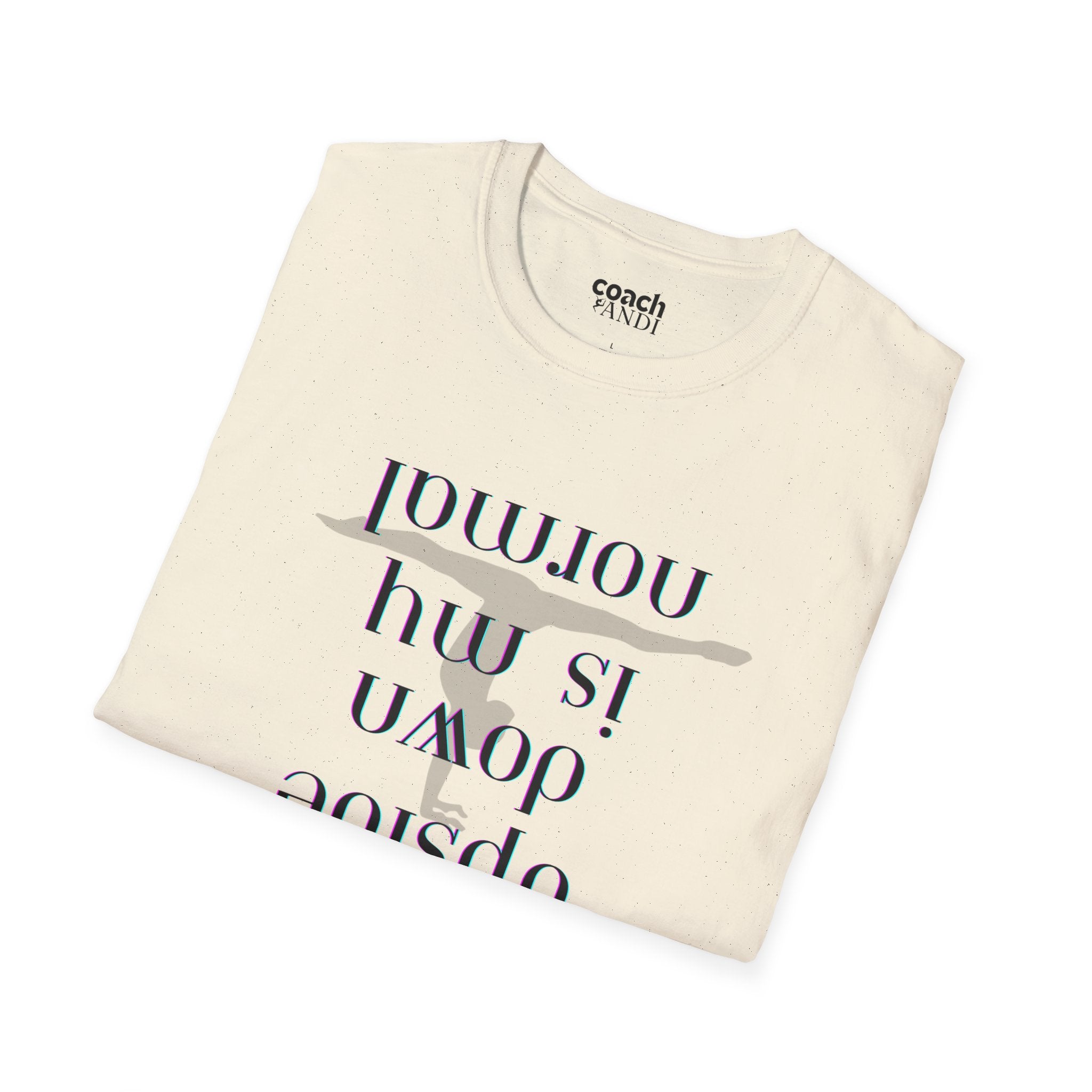 Upside Down T-Shirt — (Adult)