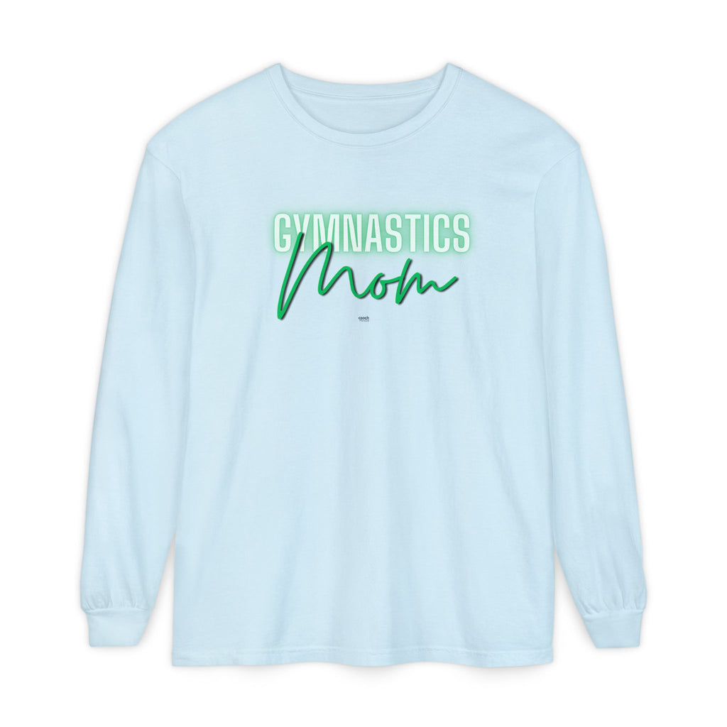 Glow Gym Mom Long Sleeve Shirt - Green (Adult)