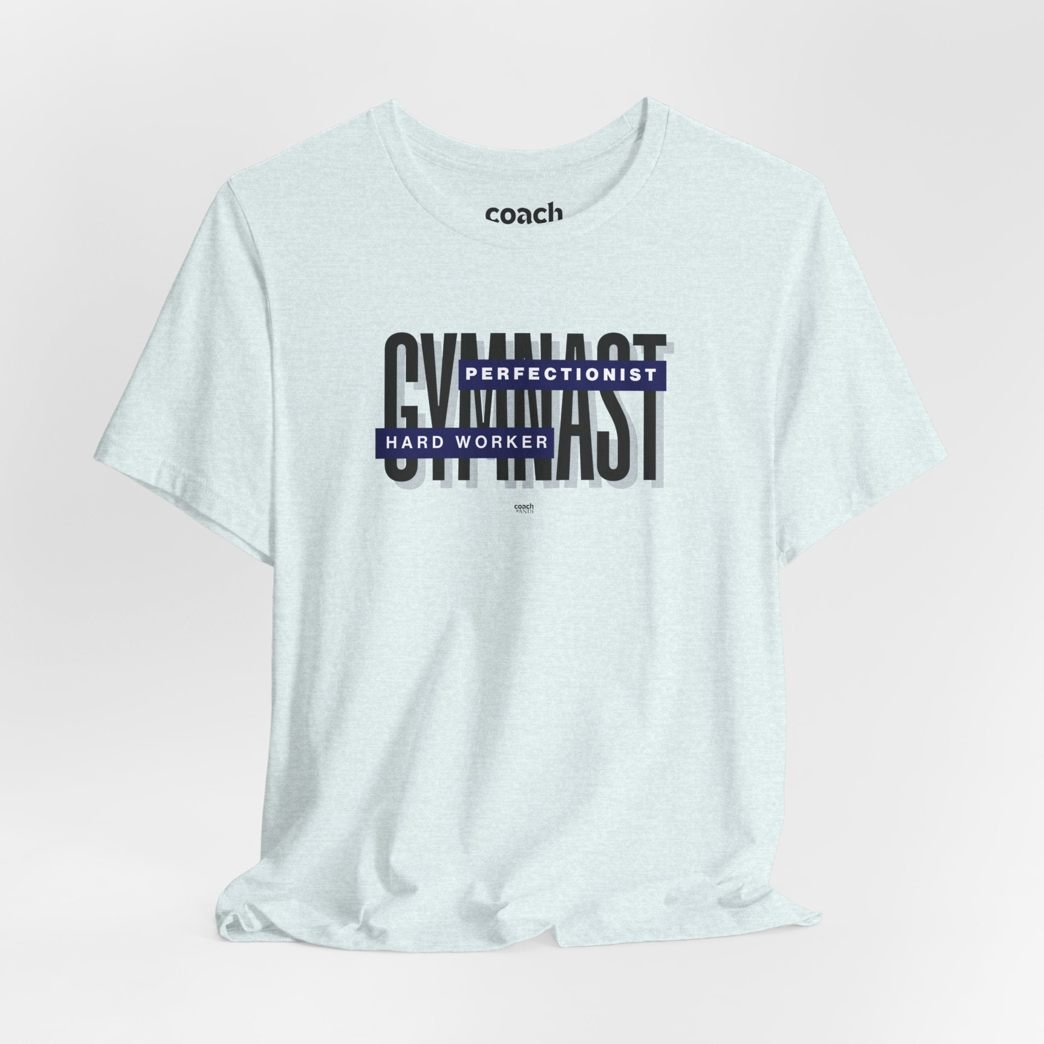 Gymnast Hard Worker Tshirt - Blue (Adult)