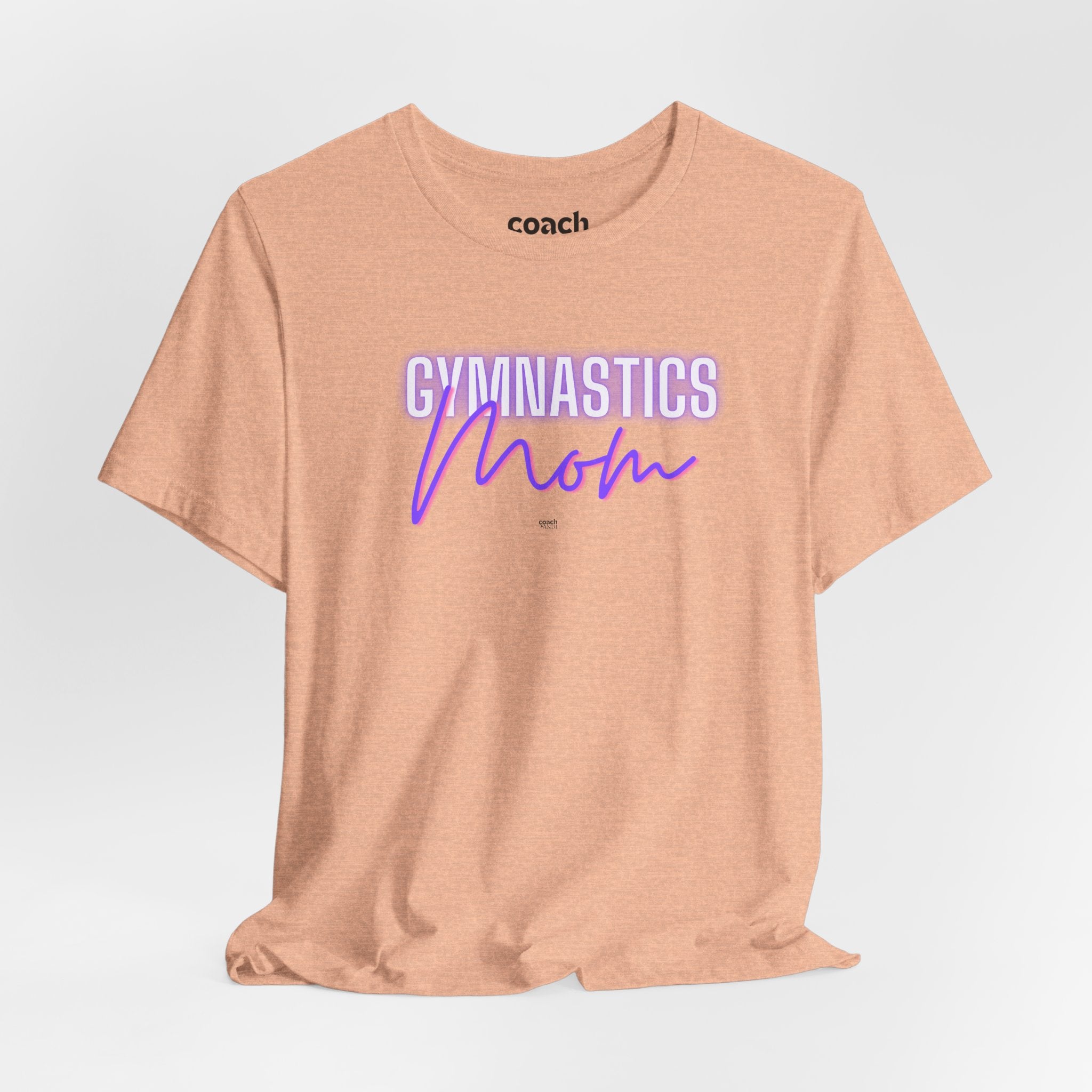 Glow Gym Mom Tshirt - Purple/Pink (Adult)