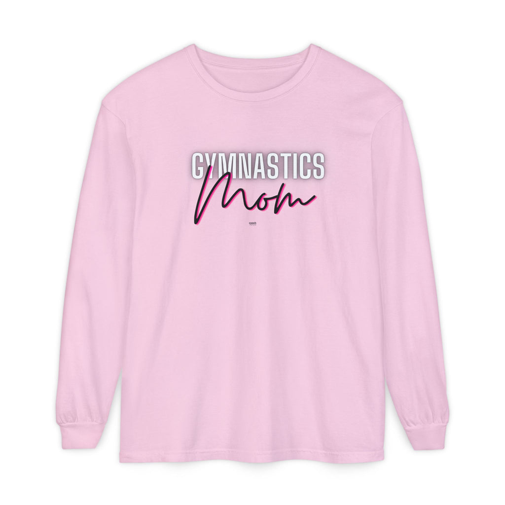Glow Gym Mom Long Sleeve Shirt - Black/Pink (Adult)