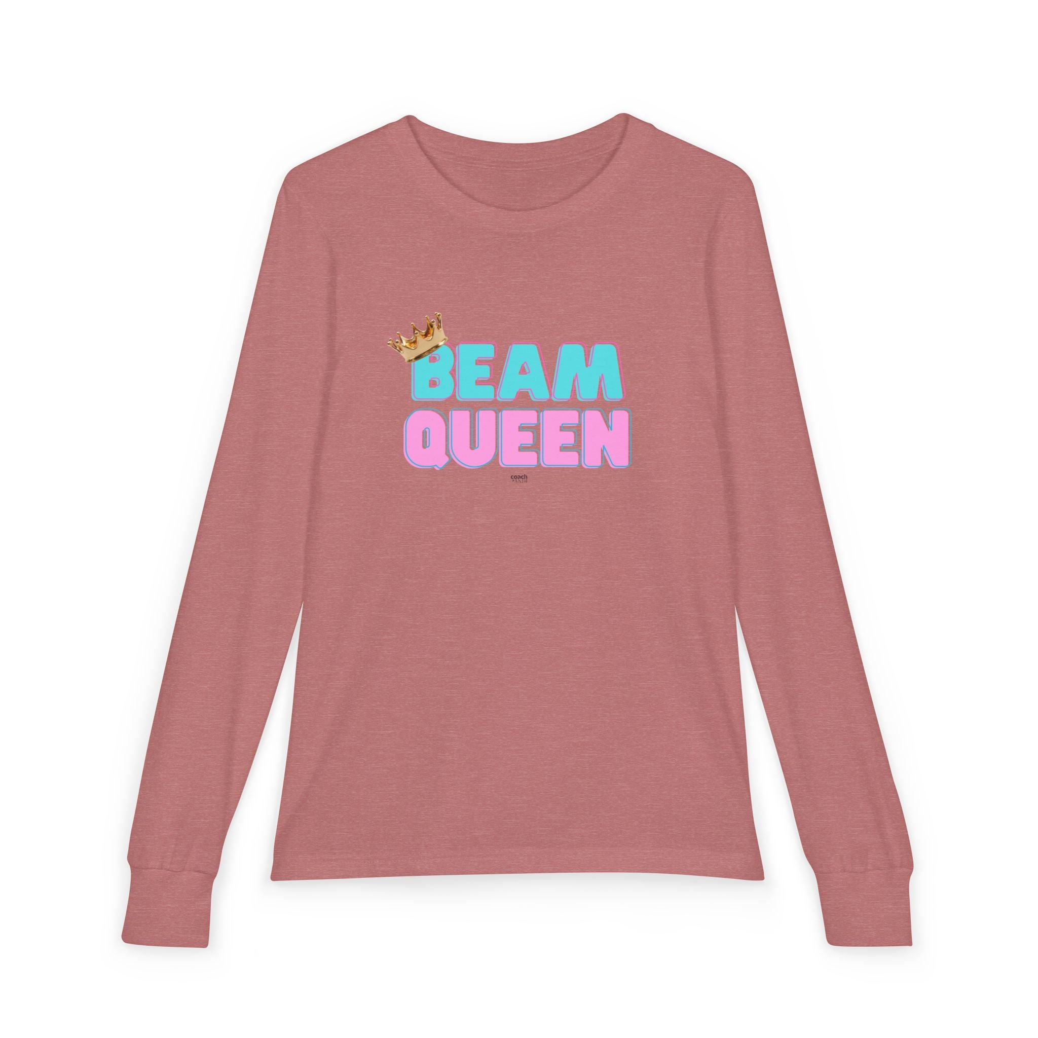Beam Queen Long Sleeve Shirt - Aqua/Pink (Youth)
