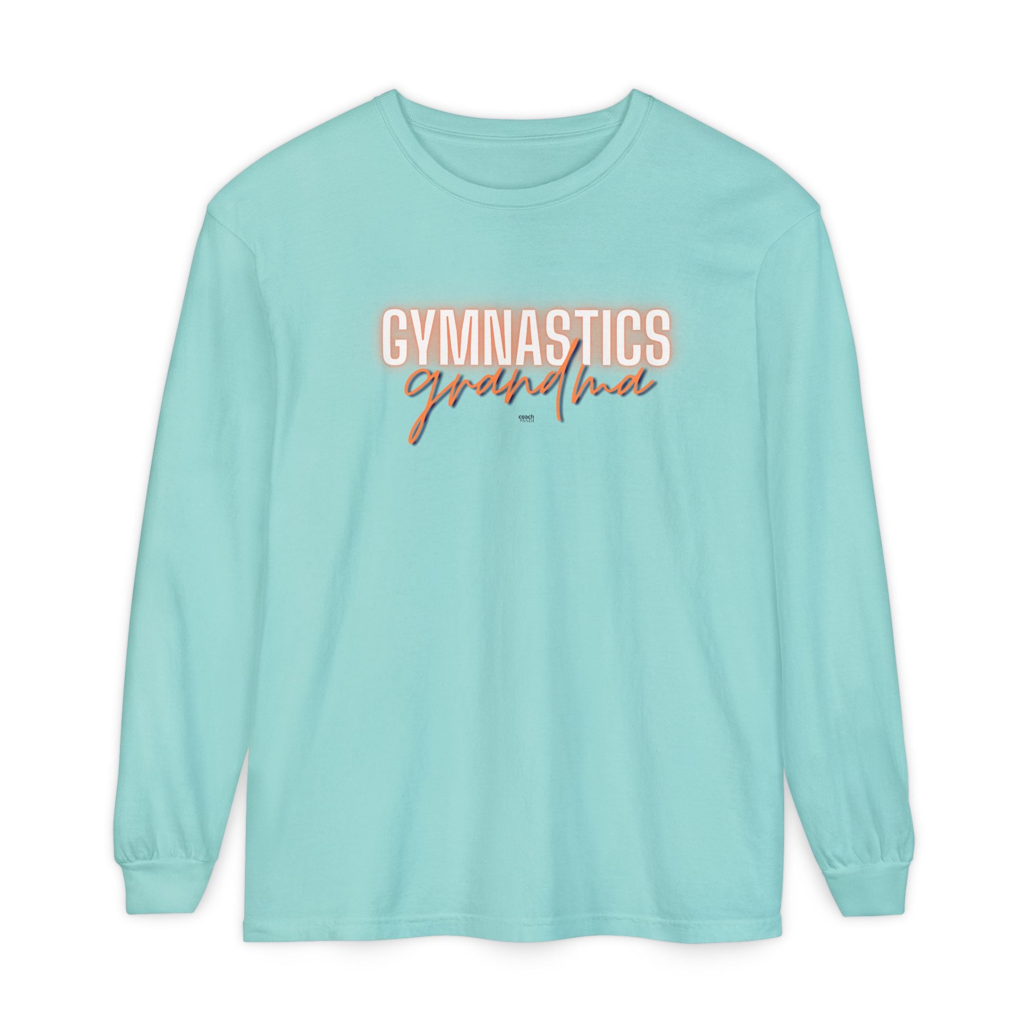 Glow Gym Gma Long Sleeve Shirt - Orange/Blue (Adult)