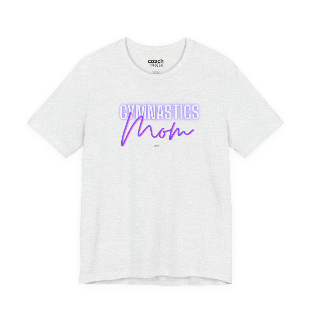Glow Gym Mom Tshirt - Purple/Pink (Adult)