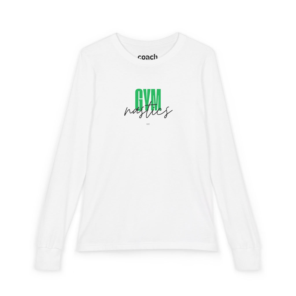 GYMnastics Long Sleeve Shirt - Green (Youth)