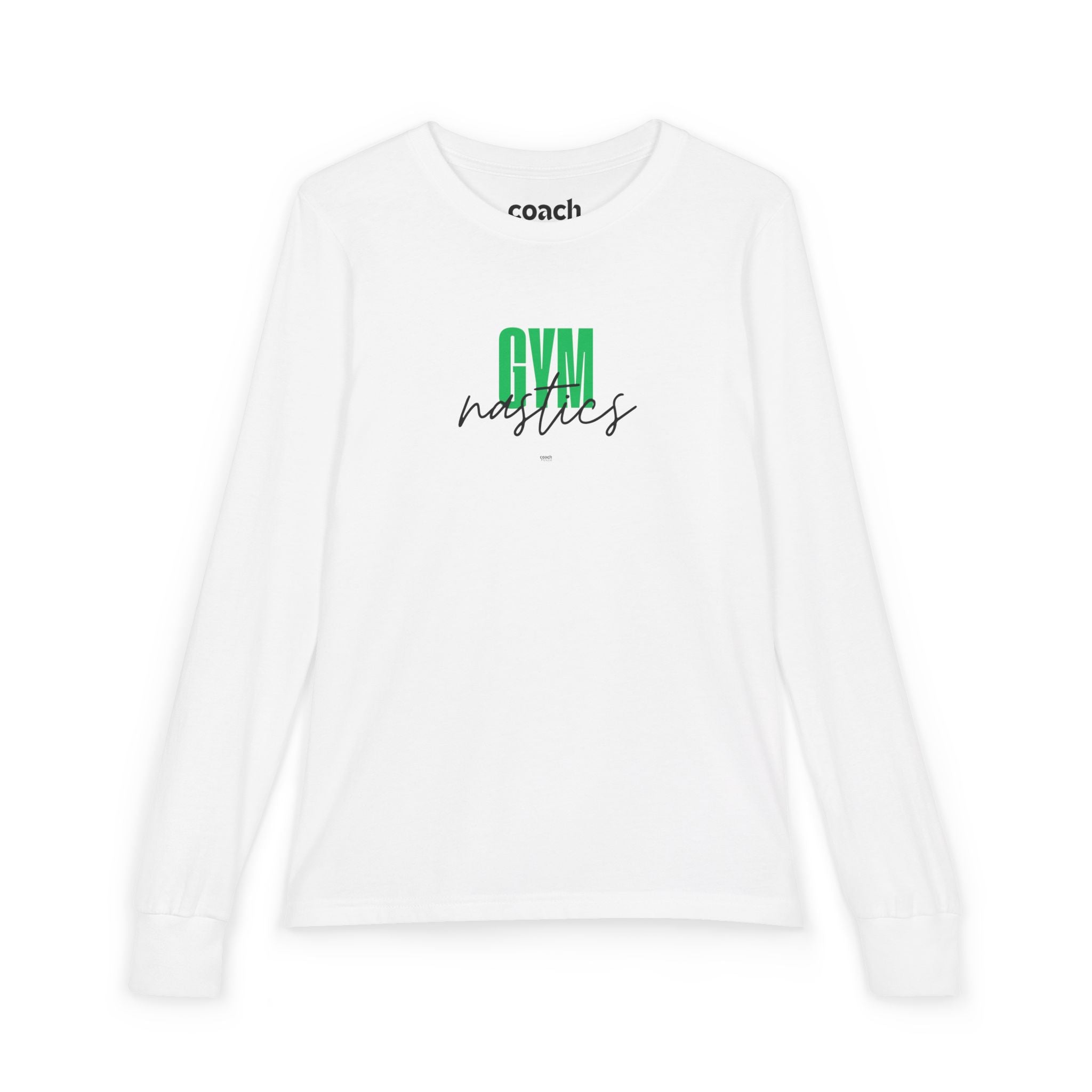 GYMnastics Long Sleeve Shirt - Green (Youth)