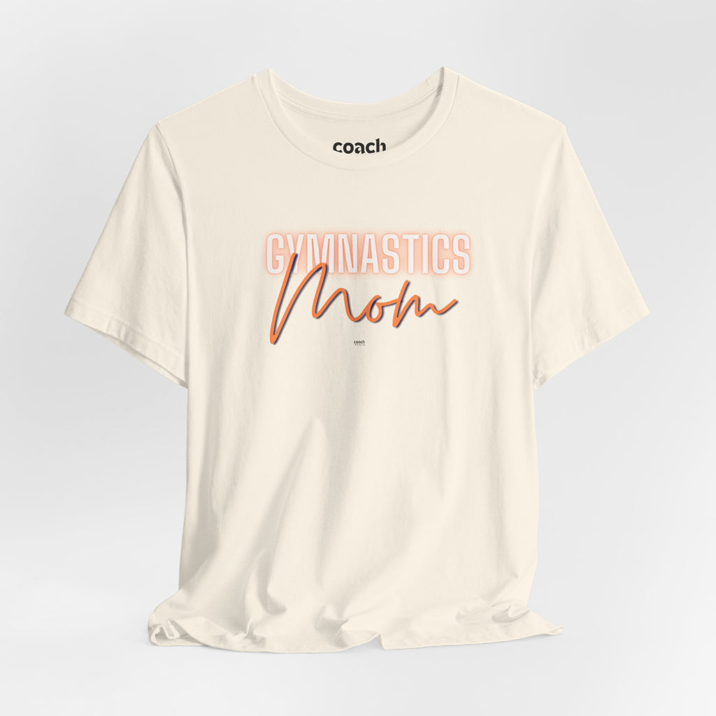 Glow Gym Mom Tshirt - Orange/Blue (Adult)