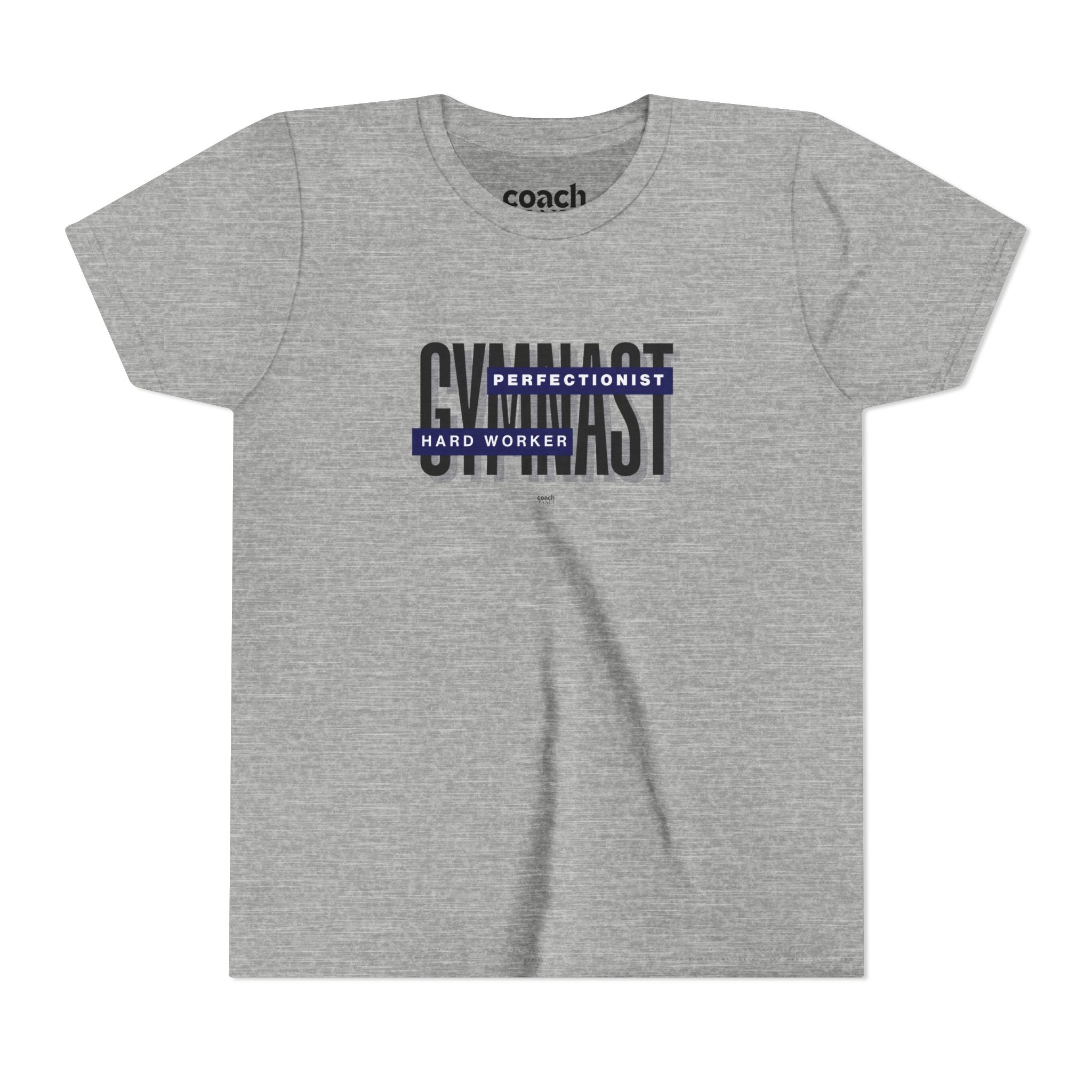 Gymnast Hard Worker Tshirt - Navy (Youth)