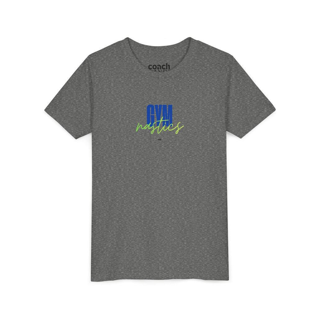 GYMnastics Short Sleeve Tee - Blue/Lime (Youth)