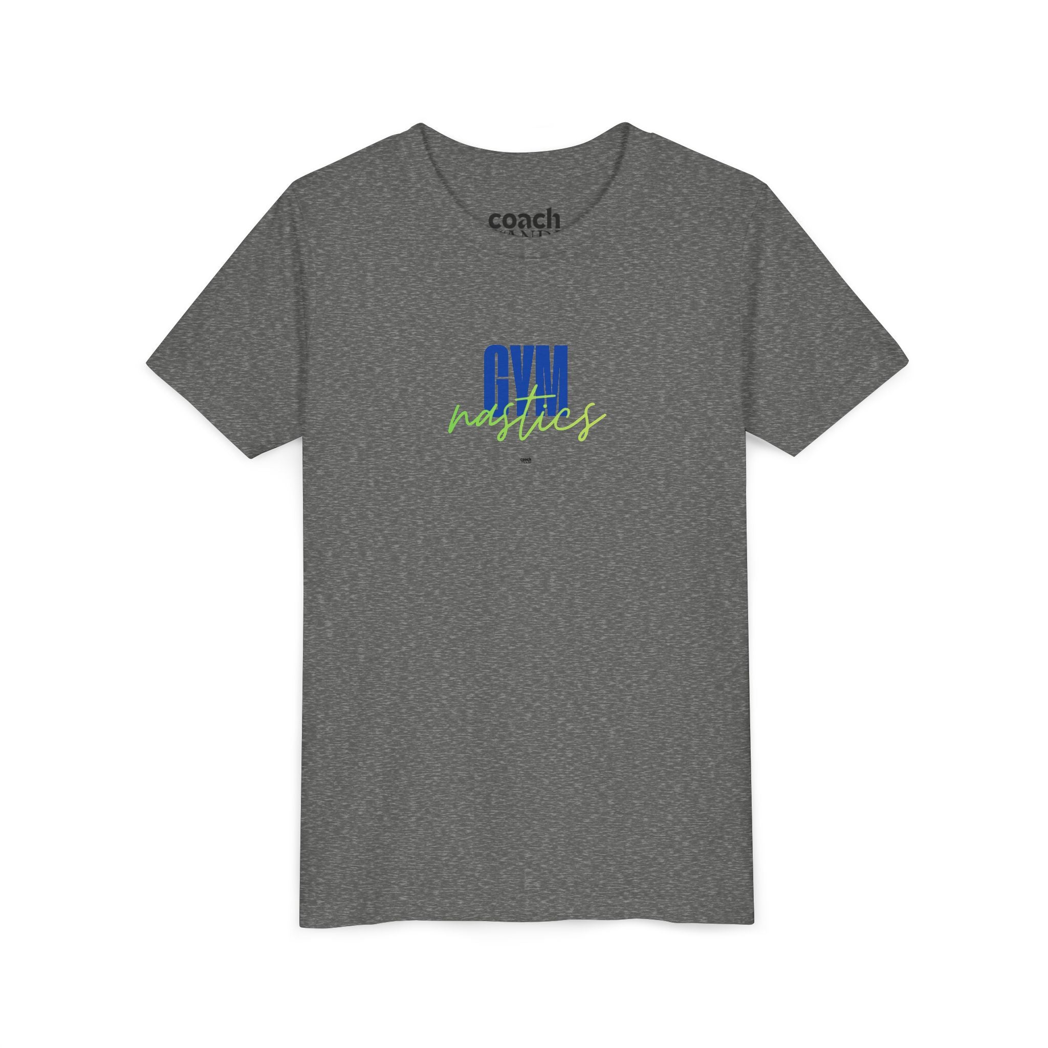 GYMnastics Short Sleeve Tee - Blue/Lime (Youth)
