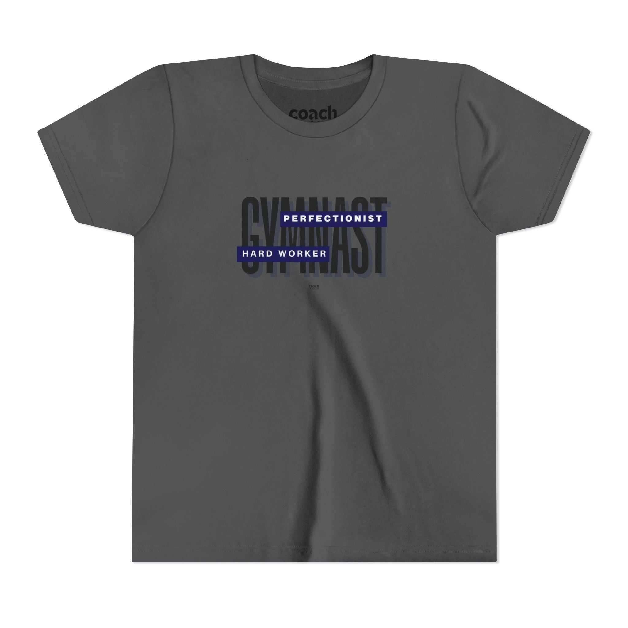 Gymnast Hard Worker Tshirt - Navy (Youth)