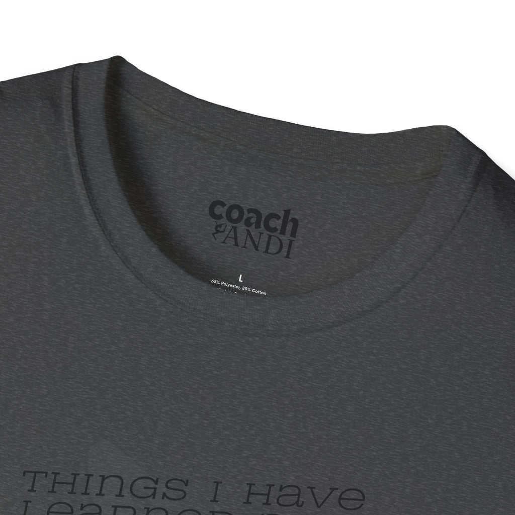 Things I Learned as a Gymnast Tshirt - Blue (Adult)