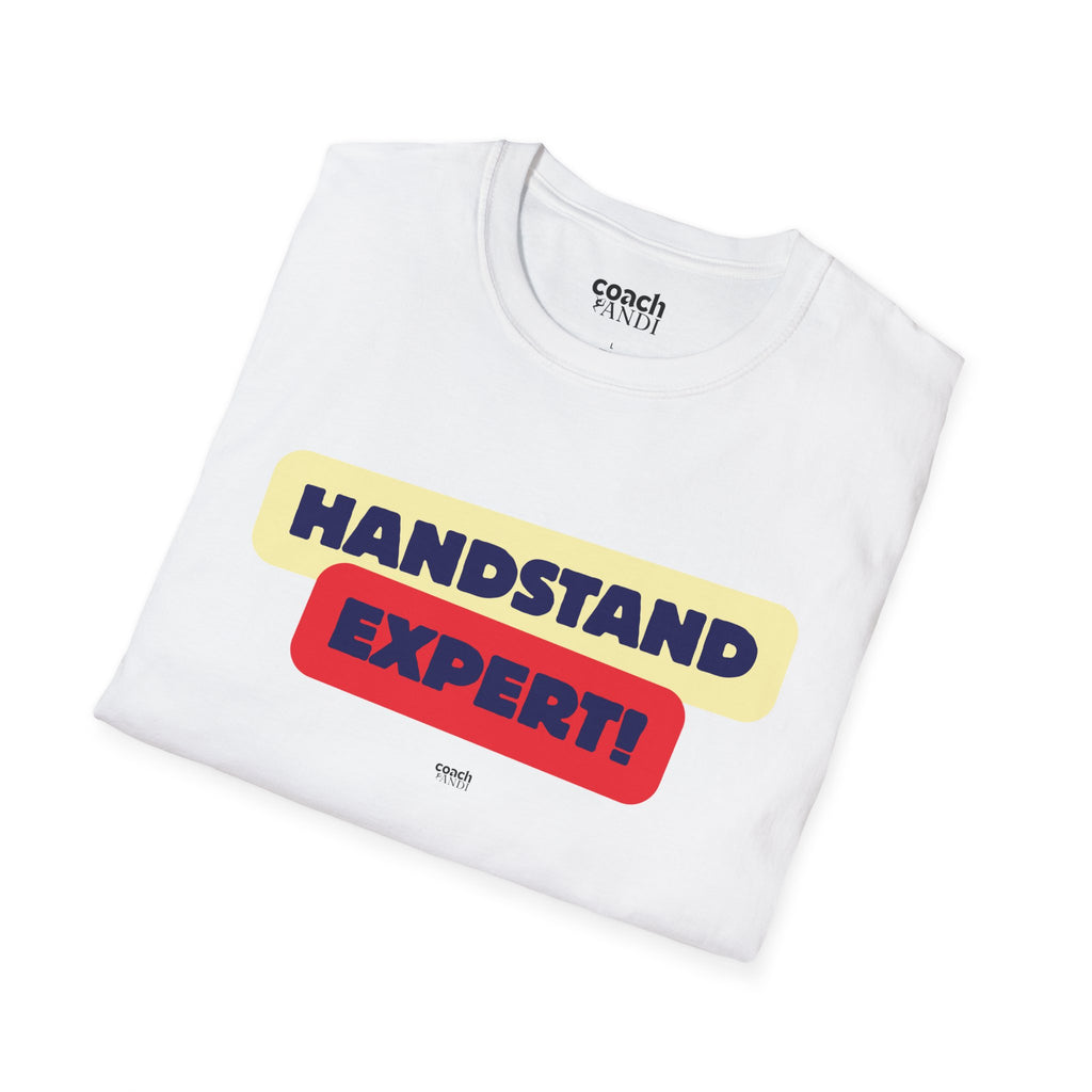 Handstand Expert Tshirt - Red/Navy (Adult)