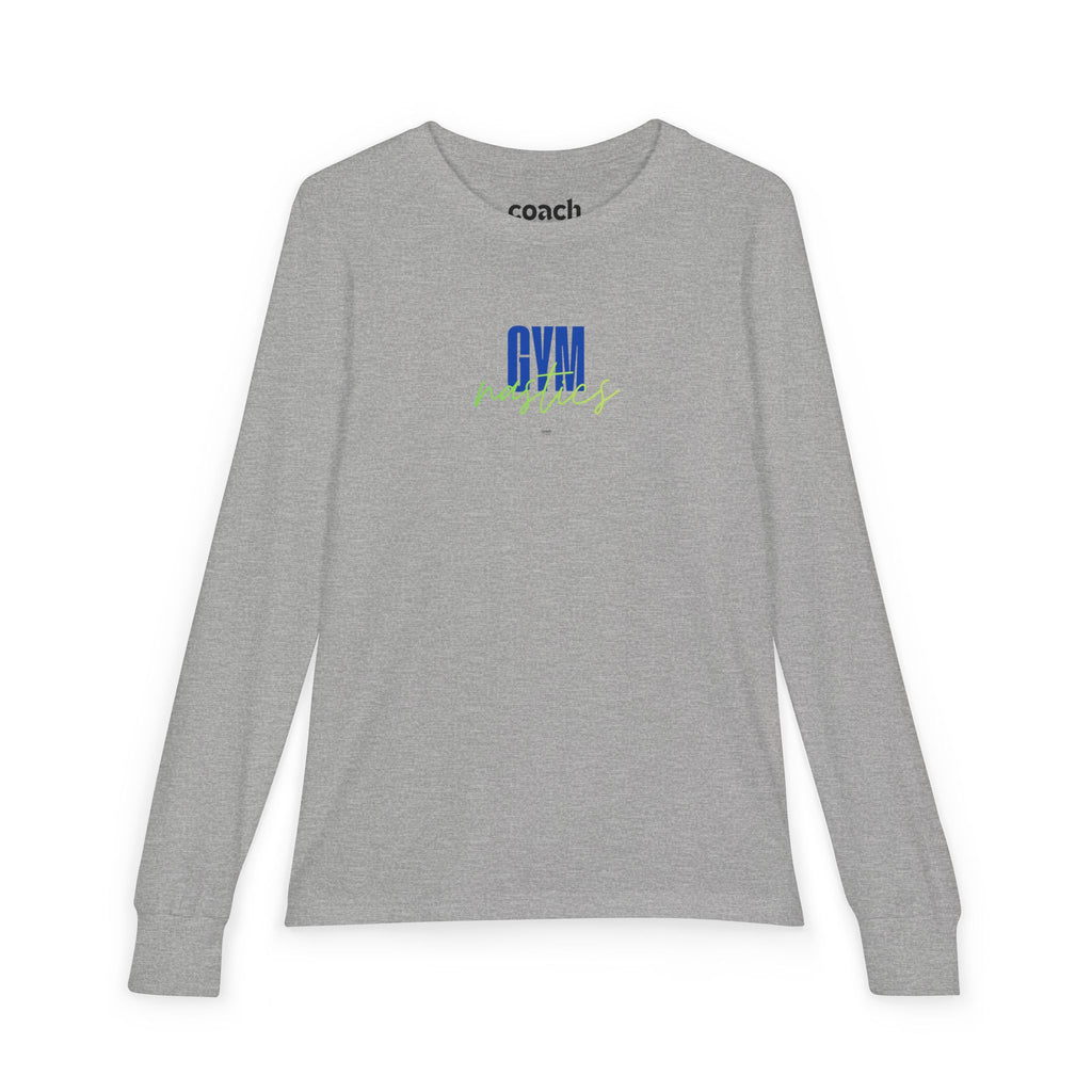 GYMnastics Long Sleeve Shirt - Blue/Lime (Youth)