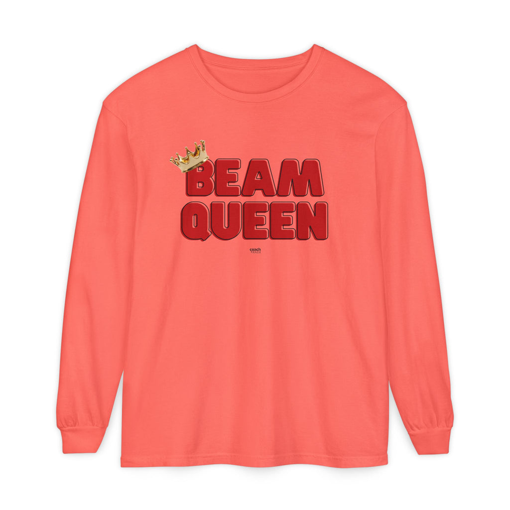 Beam Queen - Red/Black (Adult Long Sleeve Shirt)