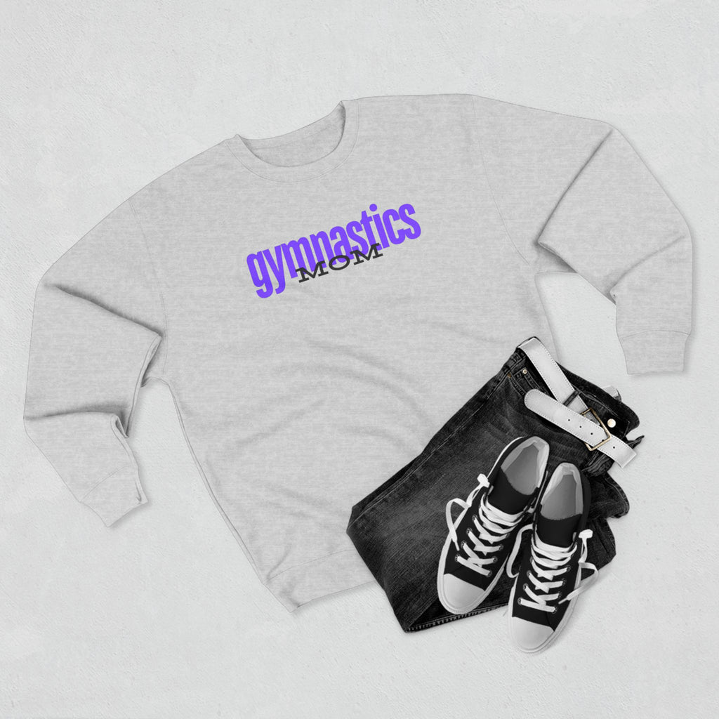 Gymnastics Mom-Purple (Adult Crewneck)