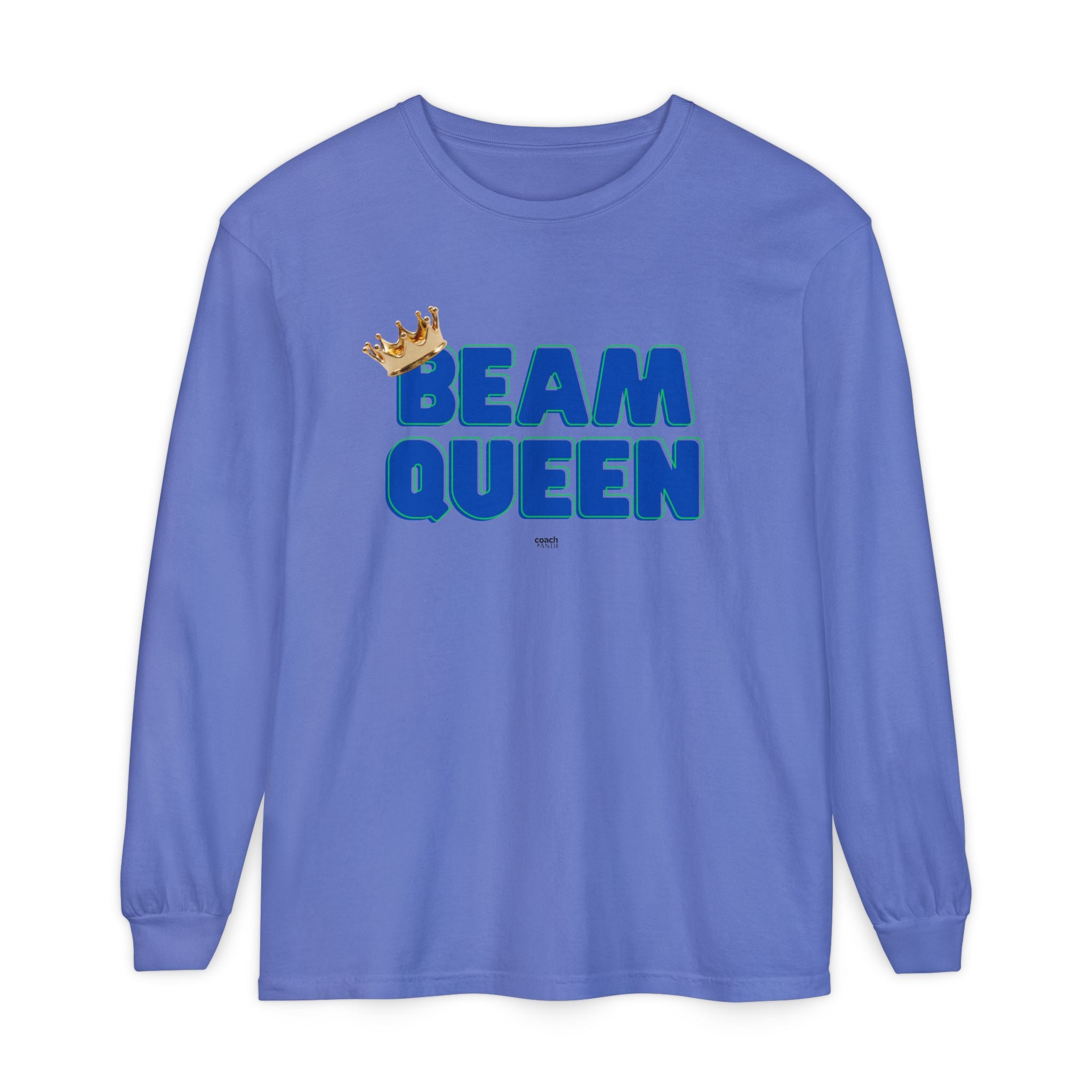 Beam Queen - Blue/Green (Adult Long Sleeve Shirt)