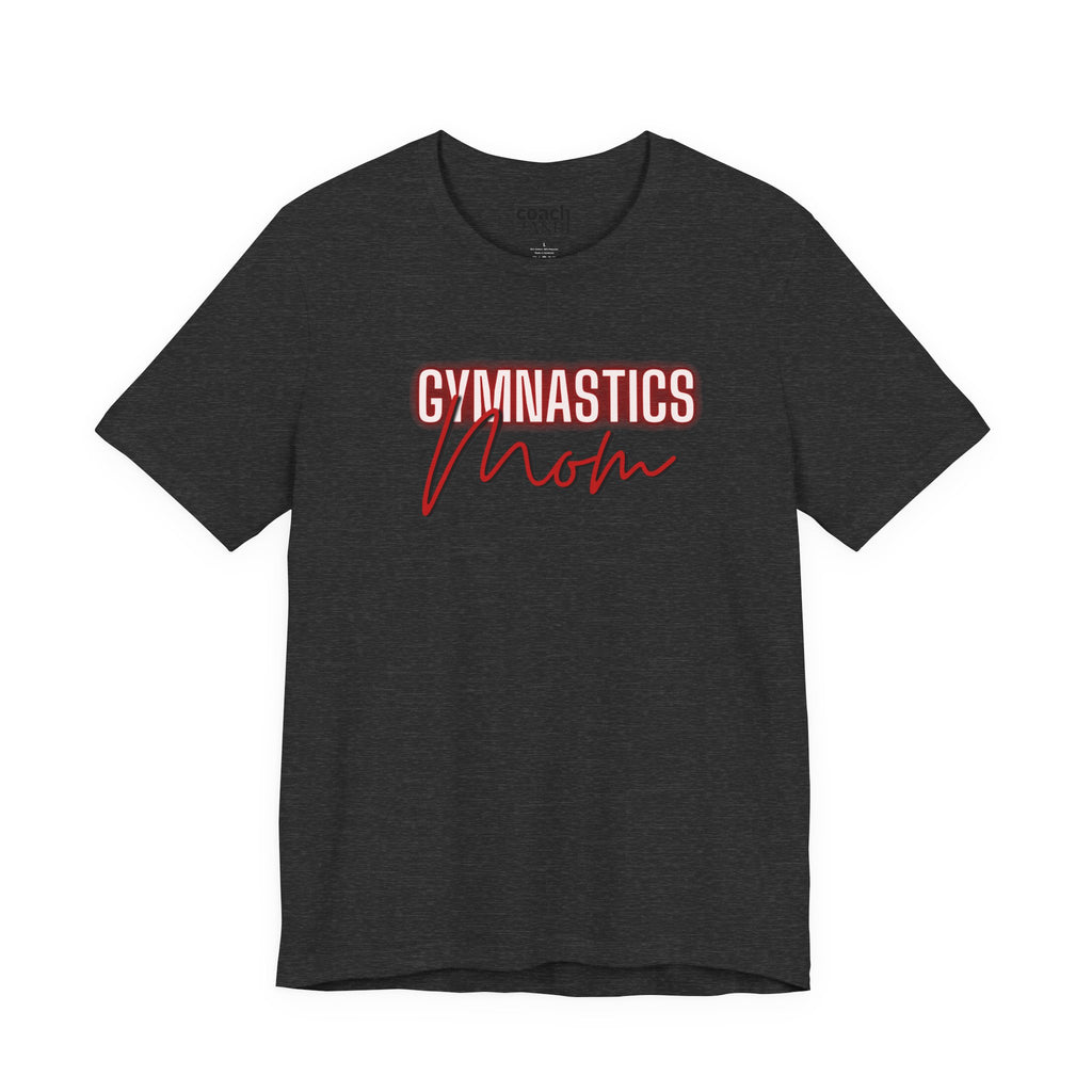 Glow Gym Mom Tshirt - Red (Adult)