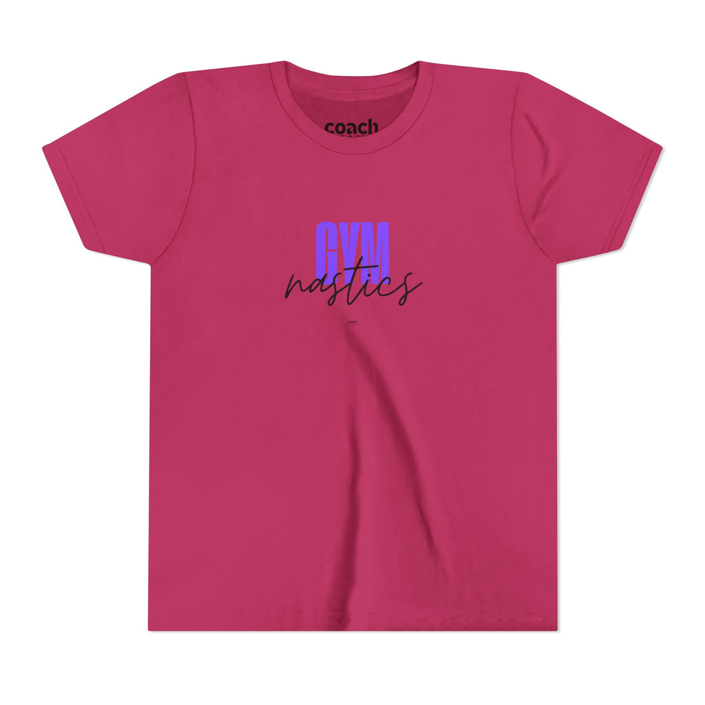 GYMnastics Short Sleeve Tee - Purple (Youth)