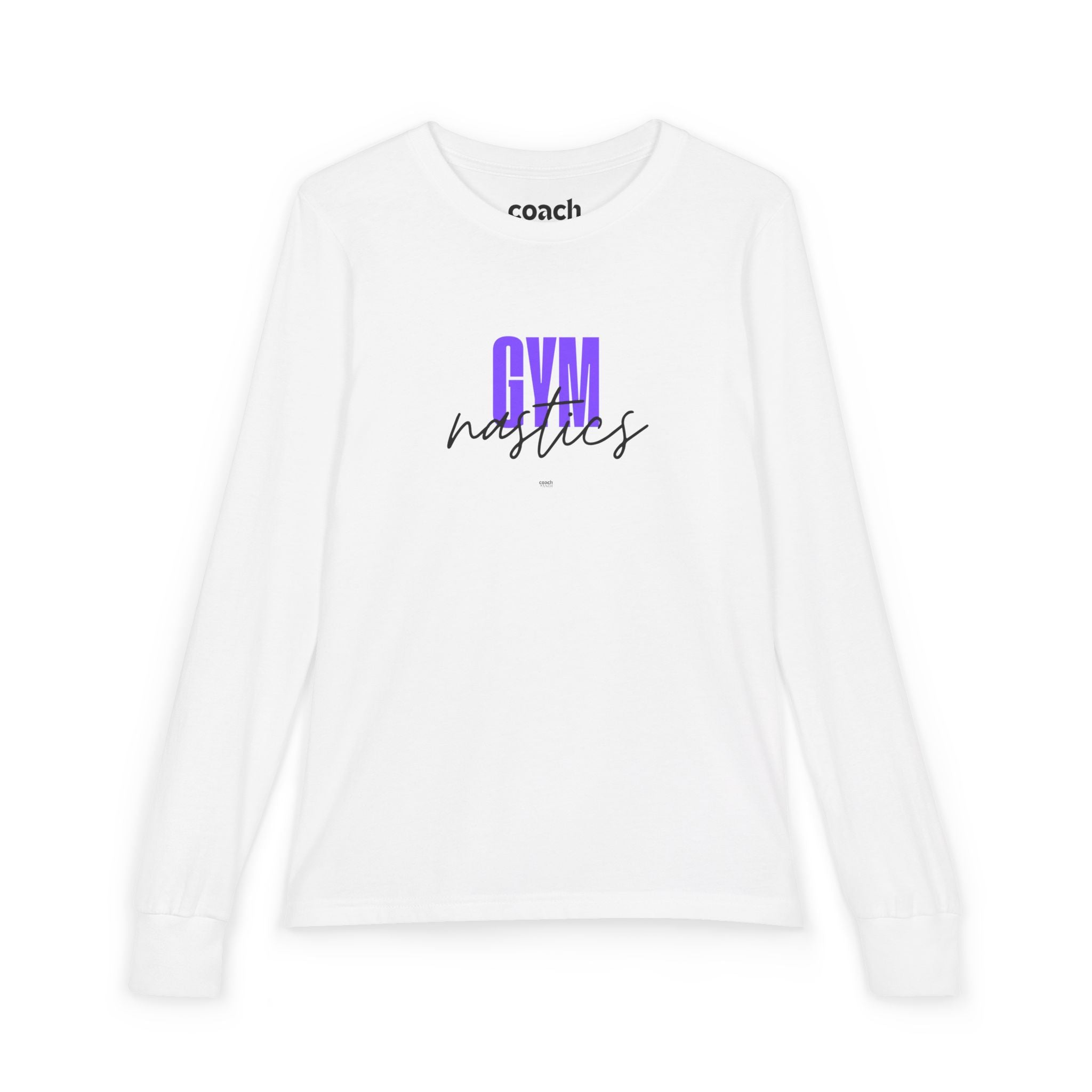 GYMnastics Long Sleeve Shirt - Purple (Youth)