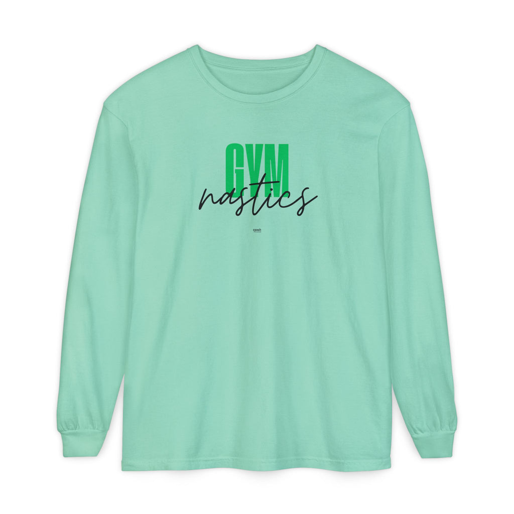 GYMnastics Long Sleeve Shirt - Green (Adult)