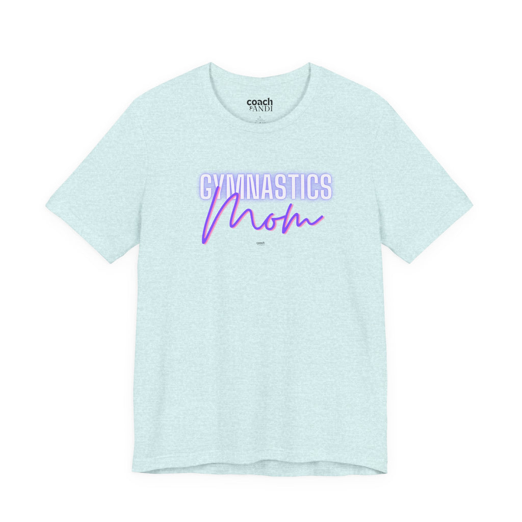 Glow Gym Mom Tshirt - Purple/Pink (Adult)