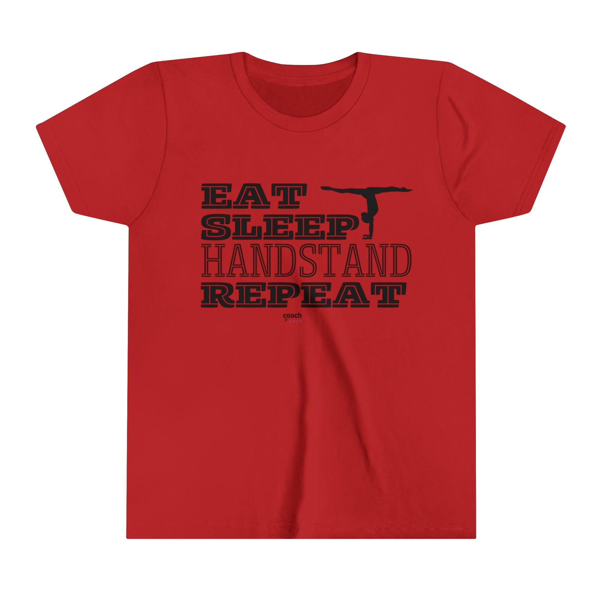Eat, Sleep, Handstand, Repeat (Youth Short Sleeve Tee)