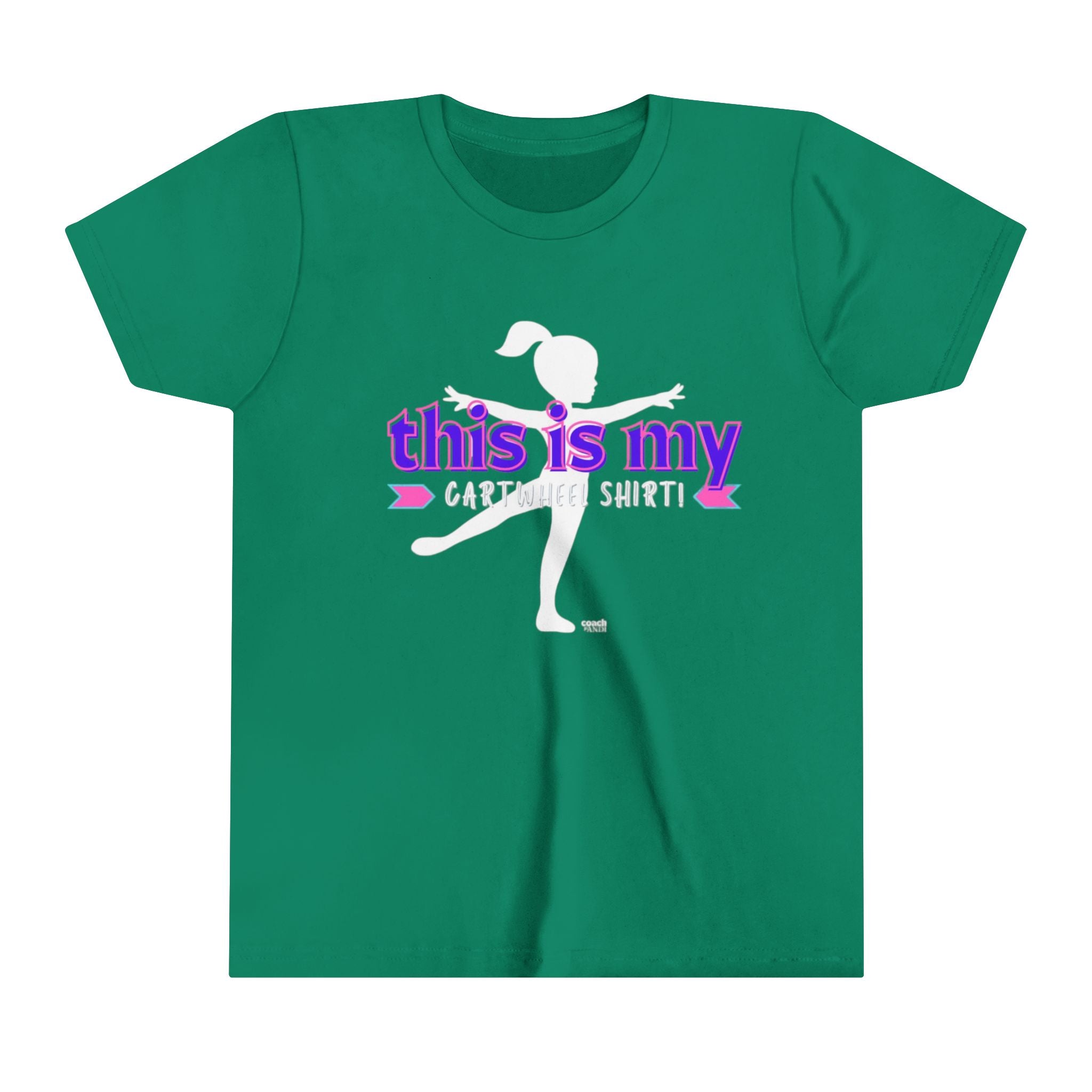 My Cartwheel Shirt-Purple/Pink (Youth Short Sleeve Tee)