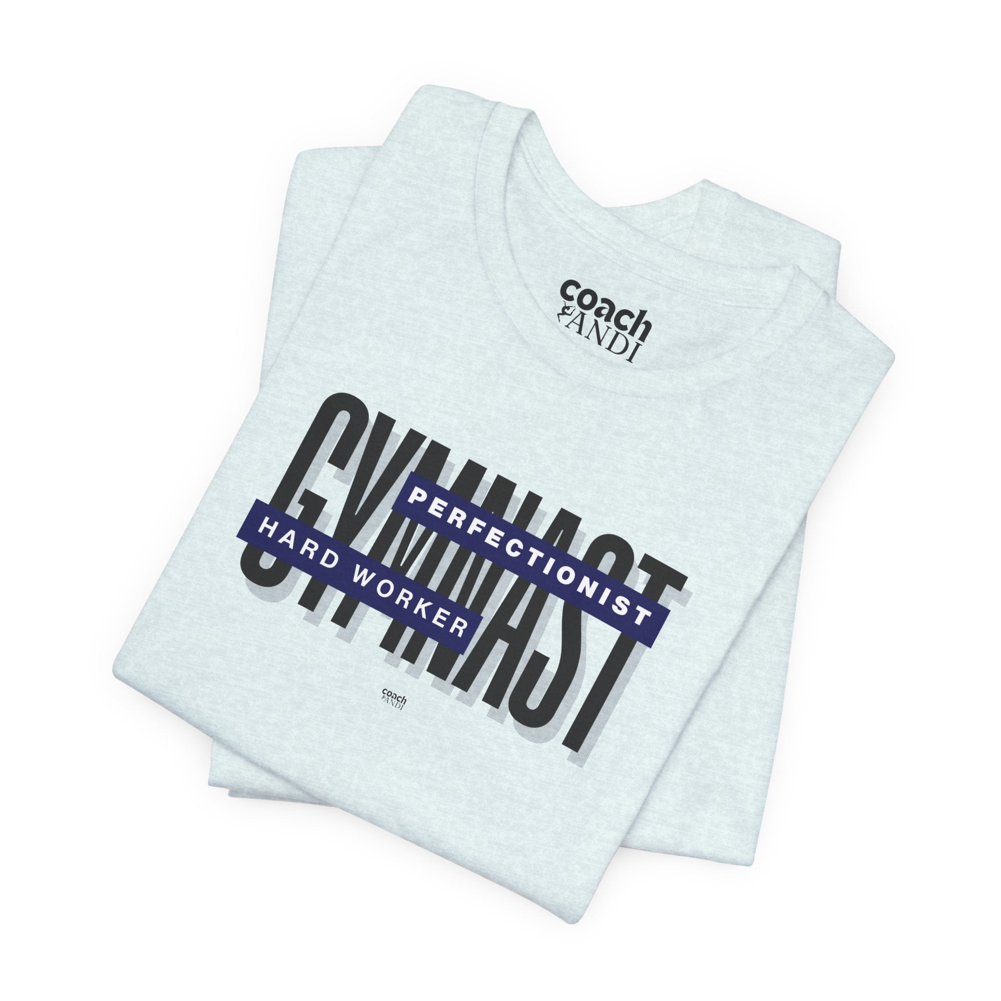 Gymnast Hard Worker Tshirt - Blue (Adult)