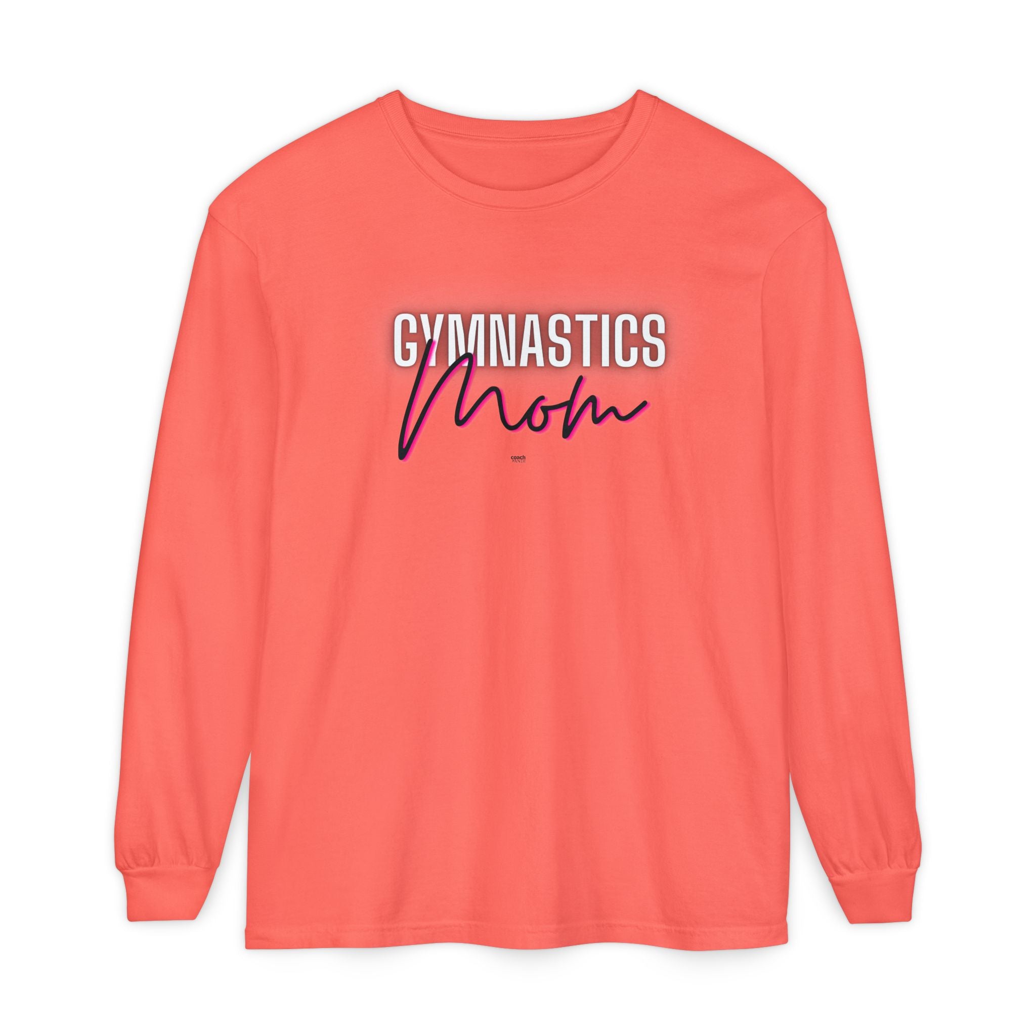 Glow Gym Mom Long Sleeve Shirt - Black/Pink (Adult)