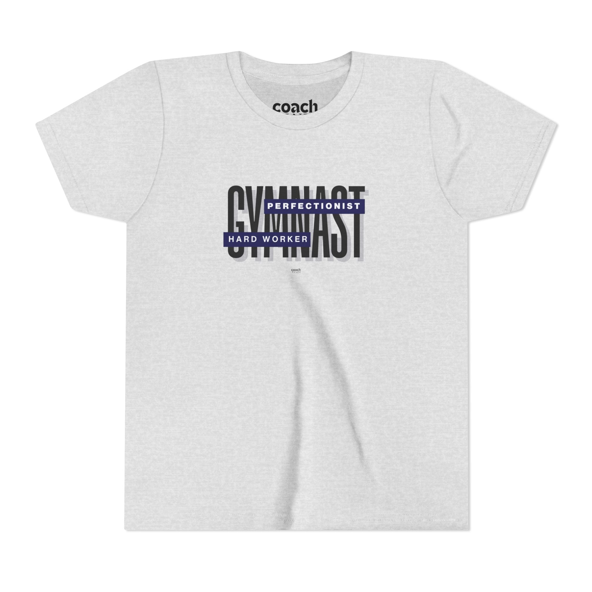 Gymnast Hard Worker Tshirt - Navy (Youth)