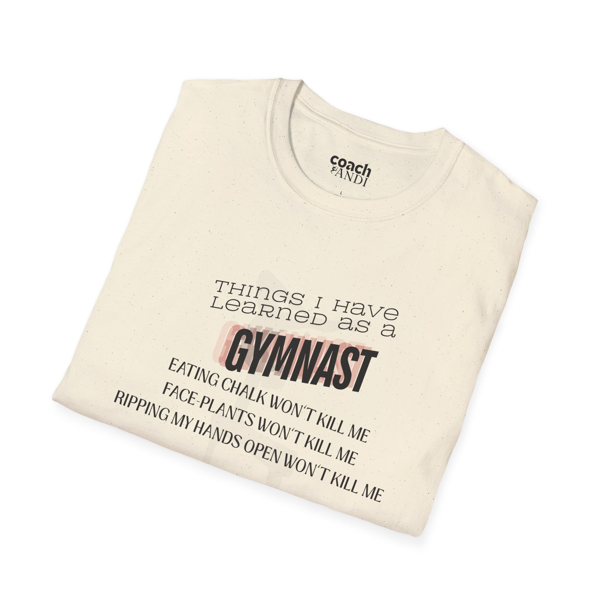 Things I Learned as a Gymnast Tshirt - Red (Adult)