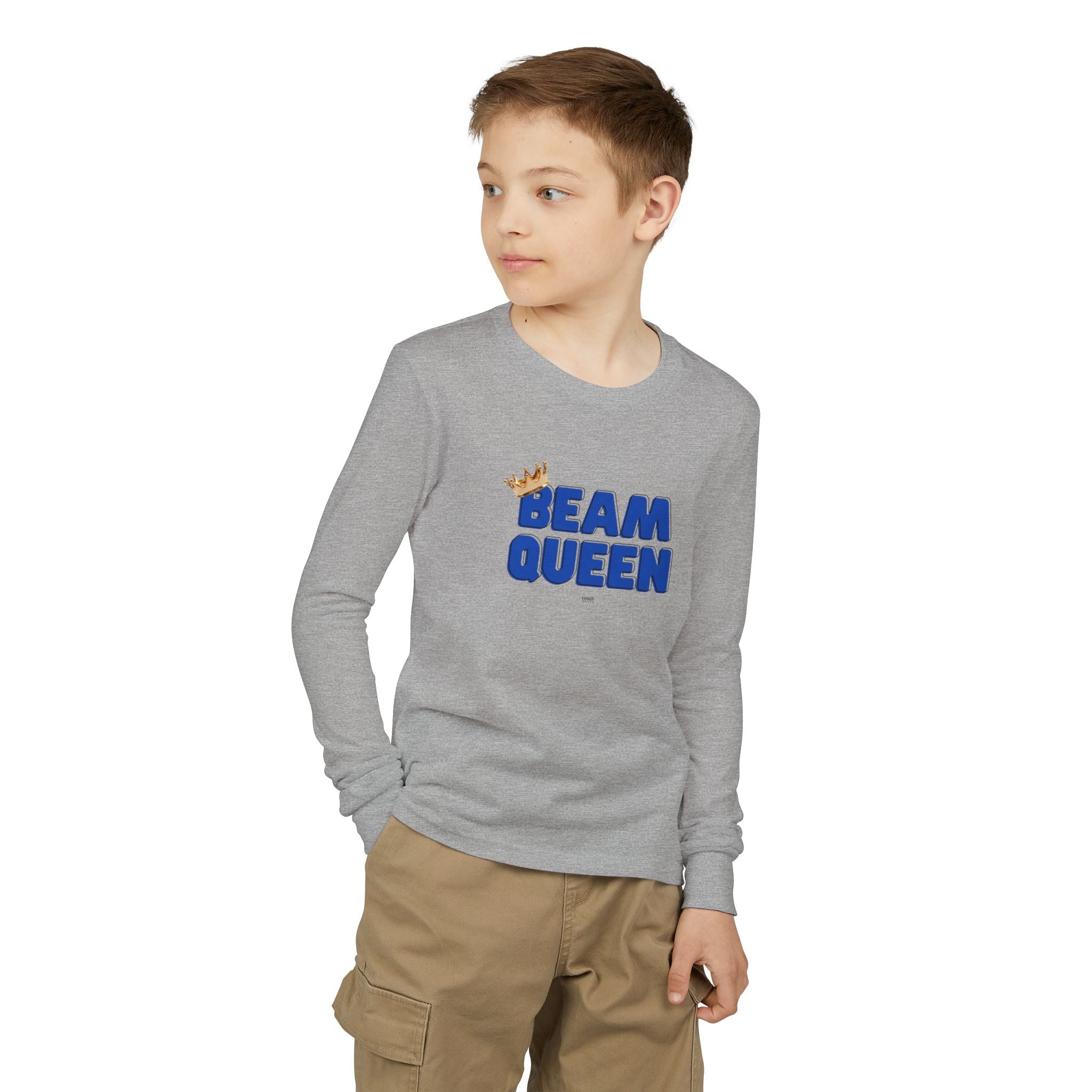 Beam Queen Long Sleeve Shirt - Blue/Black (Youth)