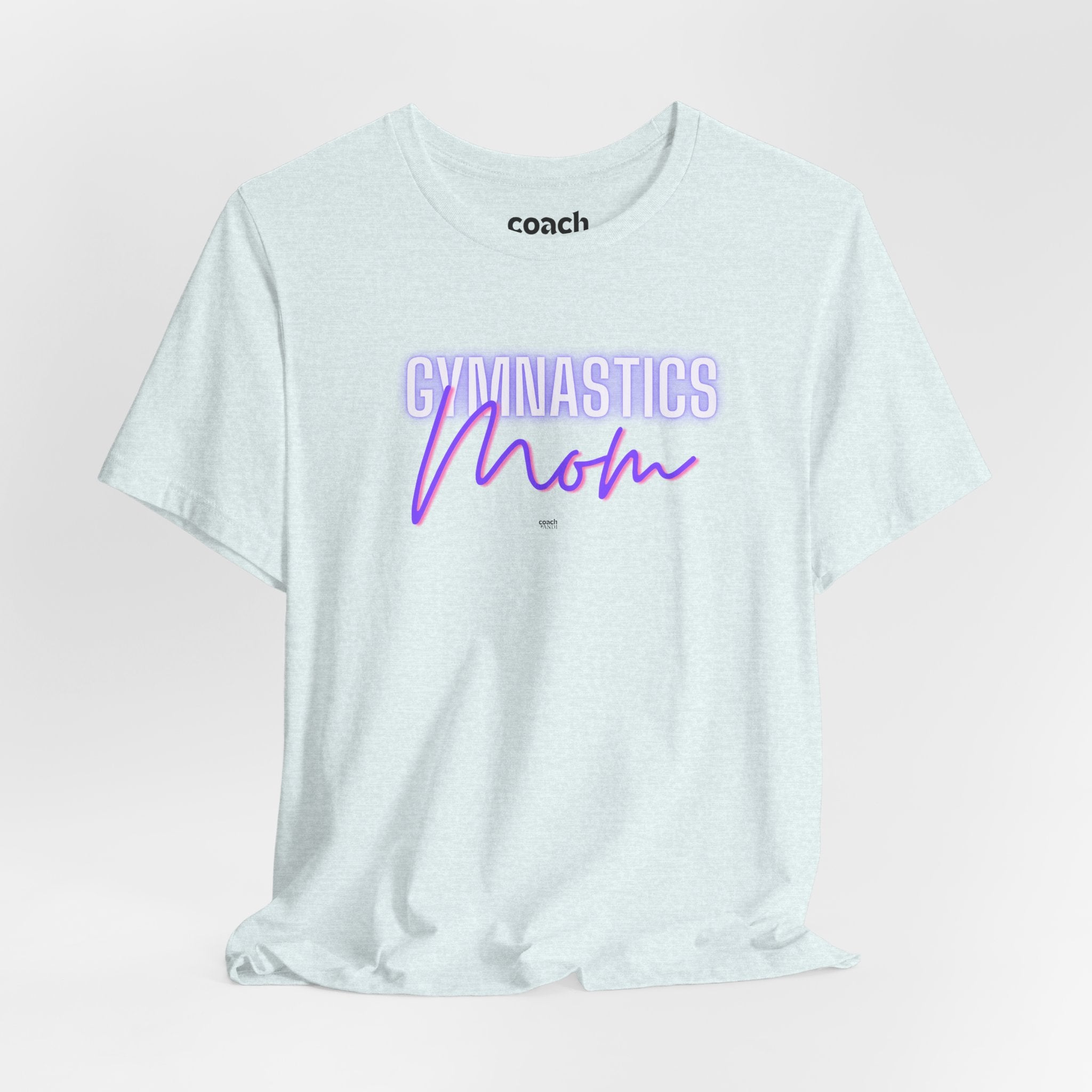 Glow Gym Mom Tshirt - Purple/Pink (Adult)