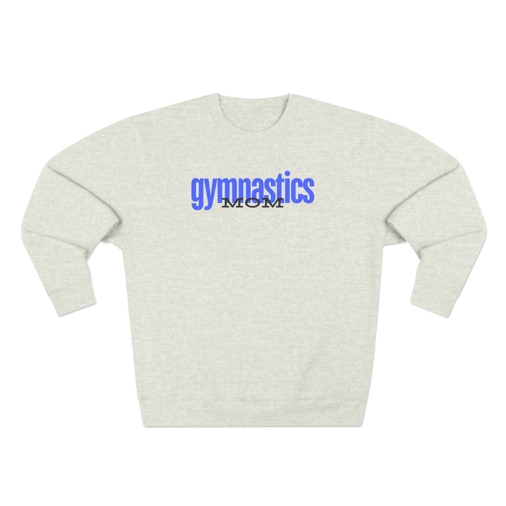 Gymnastics Mom-Blue (Adult Crewneck)