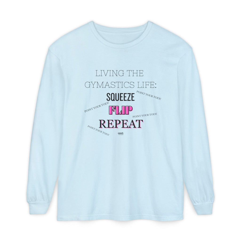 Squeeze Flip Repeat -Pink (Adult Longsleeve Shirt)
