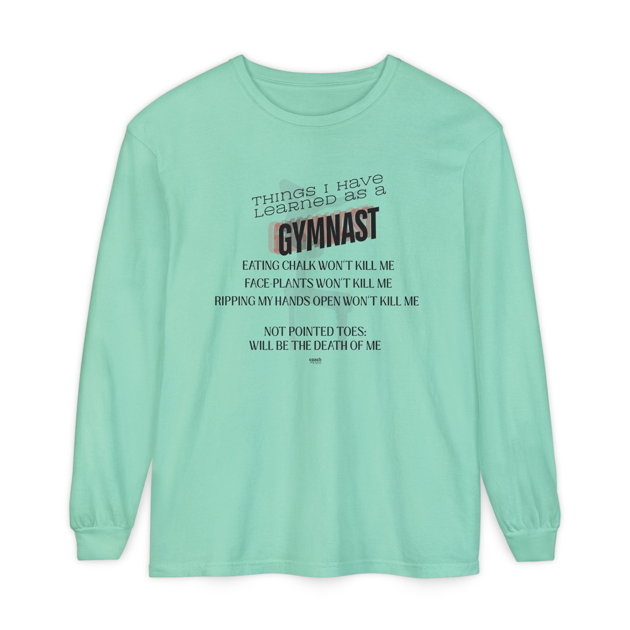 Things I Learned as a Gymnast Long Sleeve Shirt - Red (Adult)