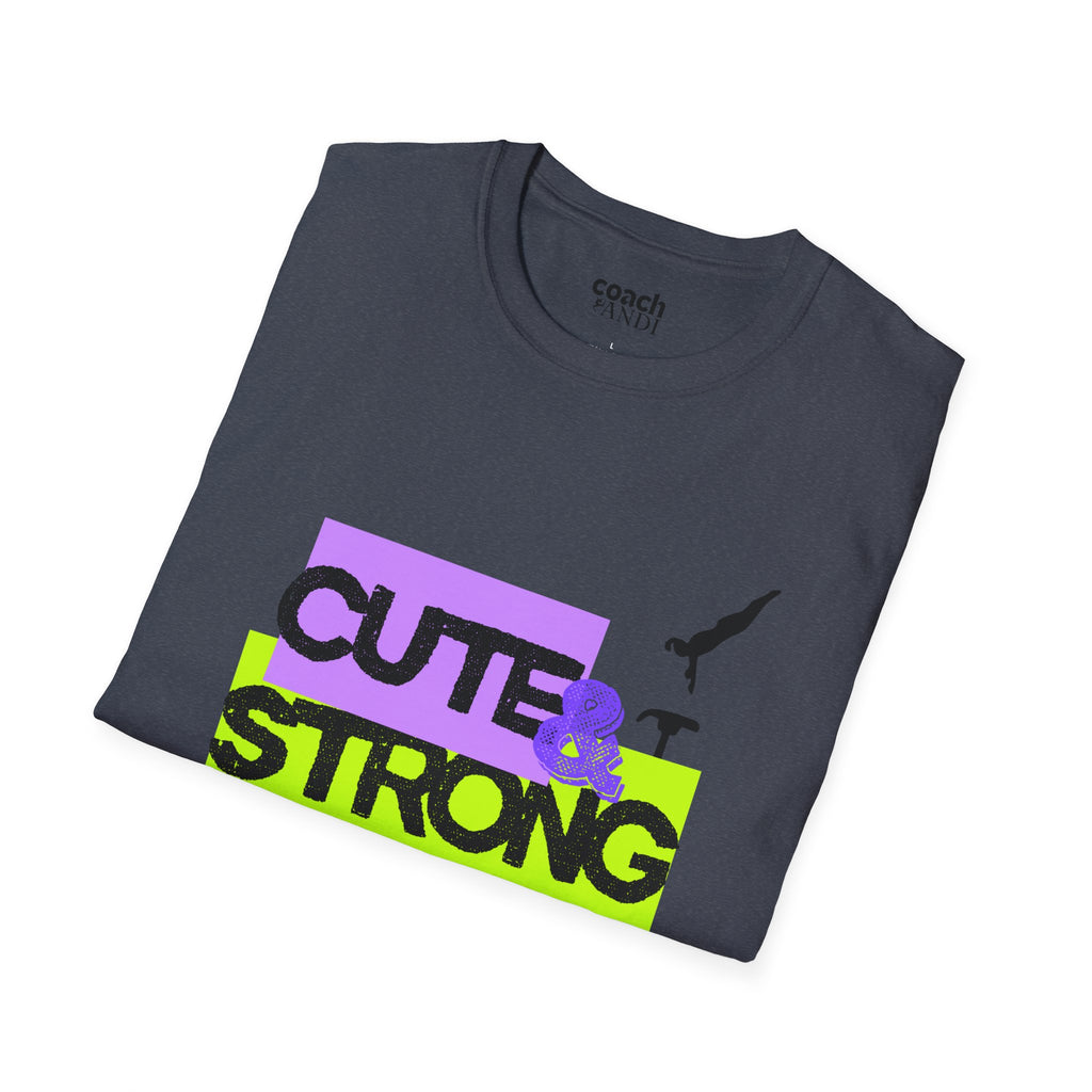 Cut & Strong Tshirt - Lavender/Lime (Adult)