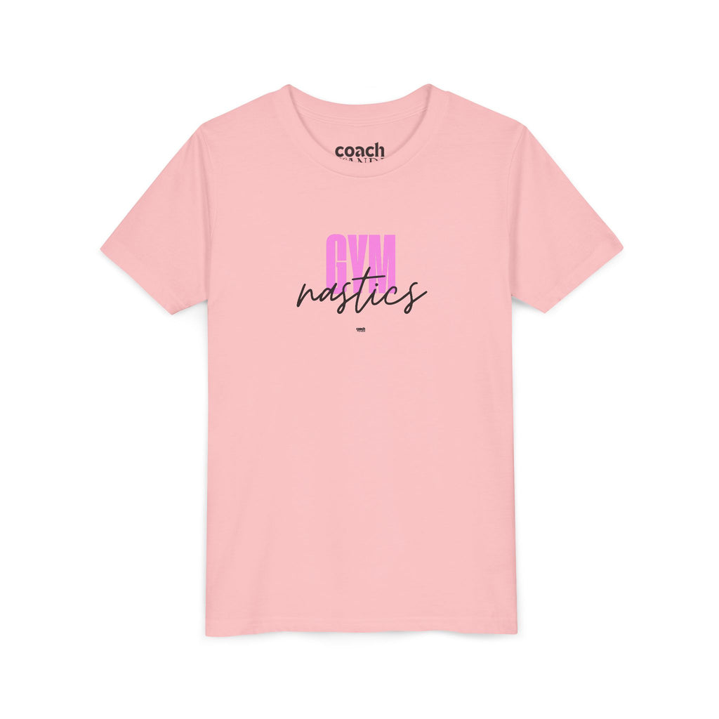 Gym-nastics Short Sleeve Tee - Pink (Youth)