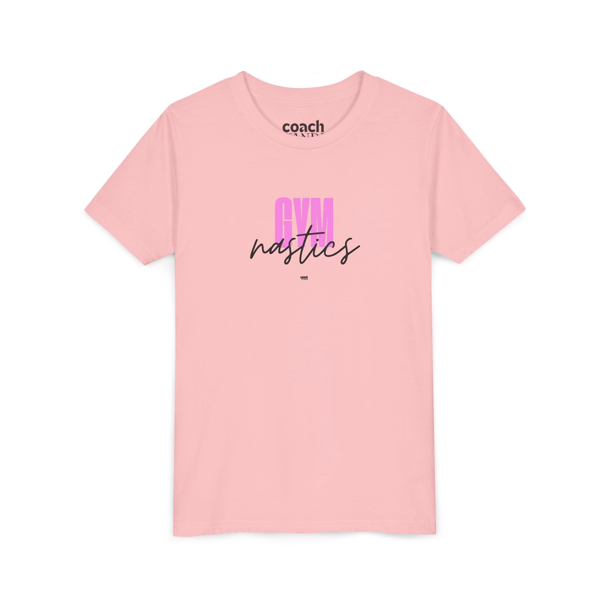 Gym-nastics Short Sleeve Tee - Pink (Youth)